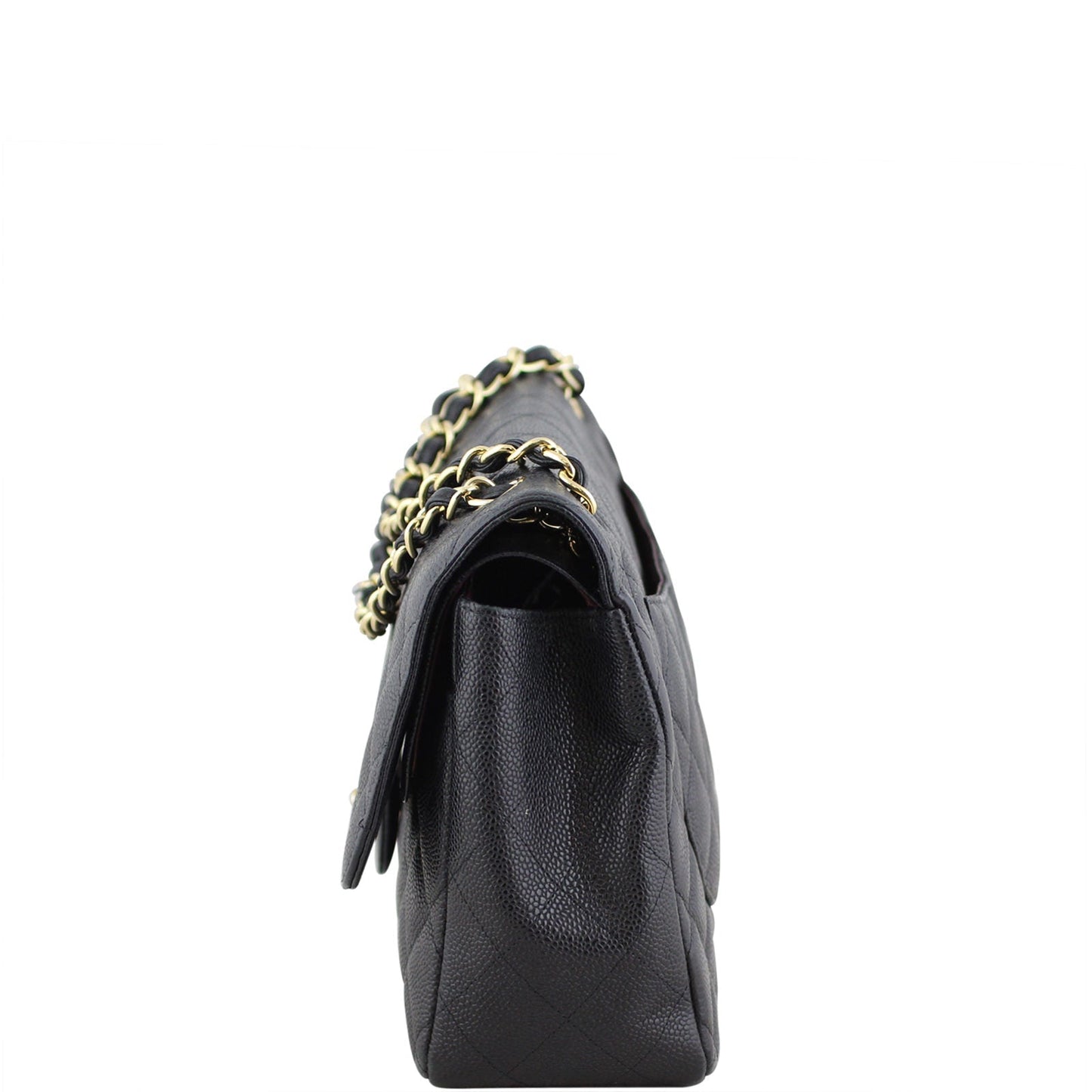 Chanel Classic Double Jumbo Caviar Handbag Flap