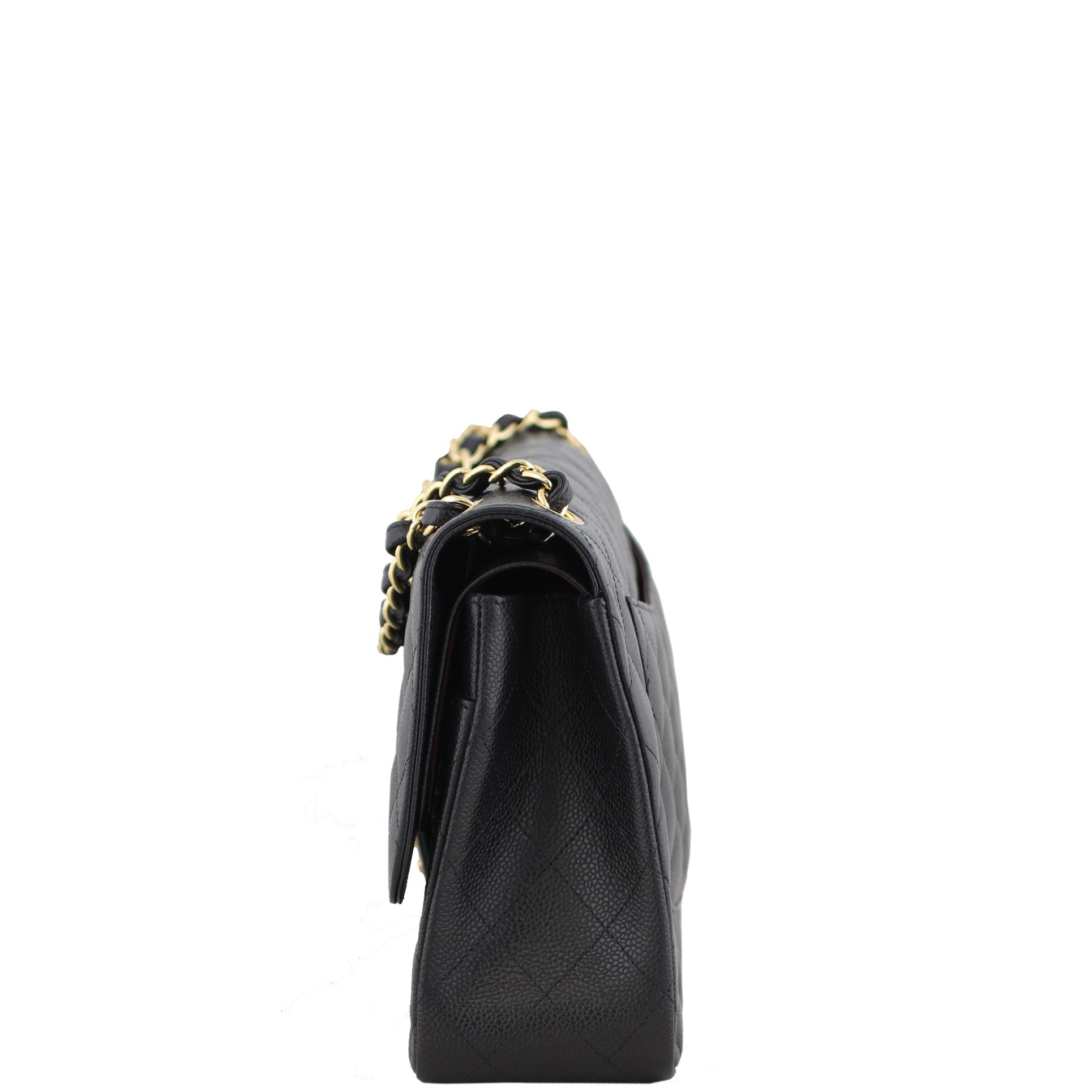 Chanel Classic Double Jumbo GTH 16 Series Handbag Black Flap