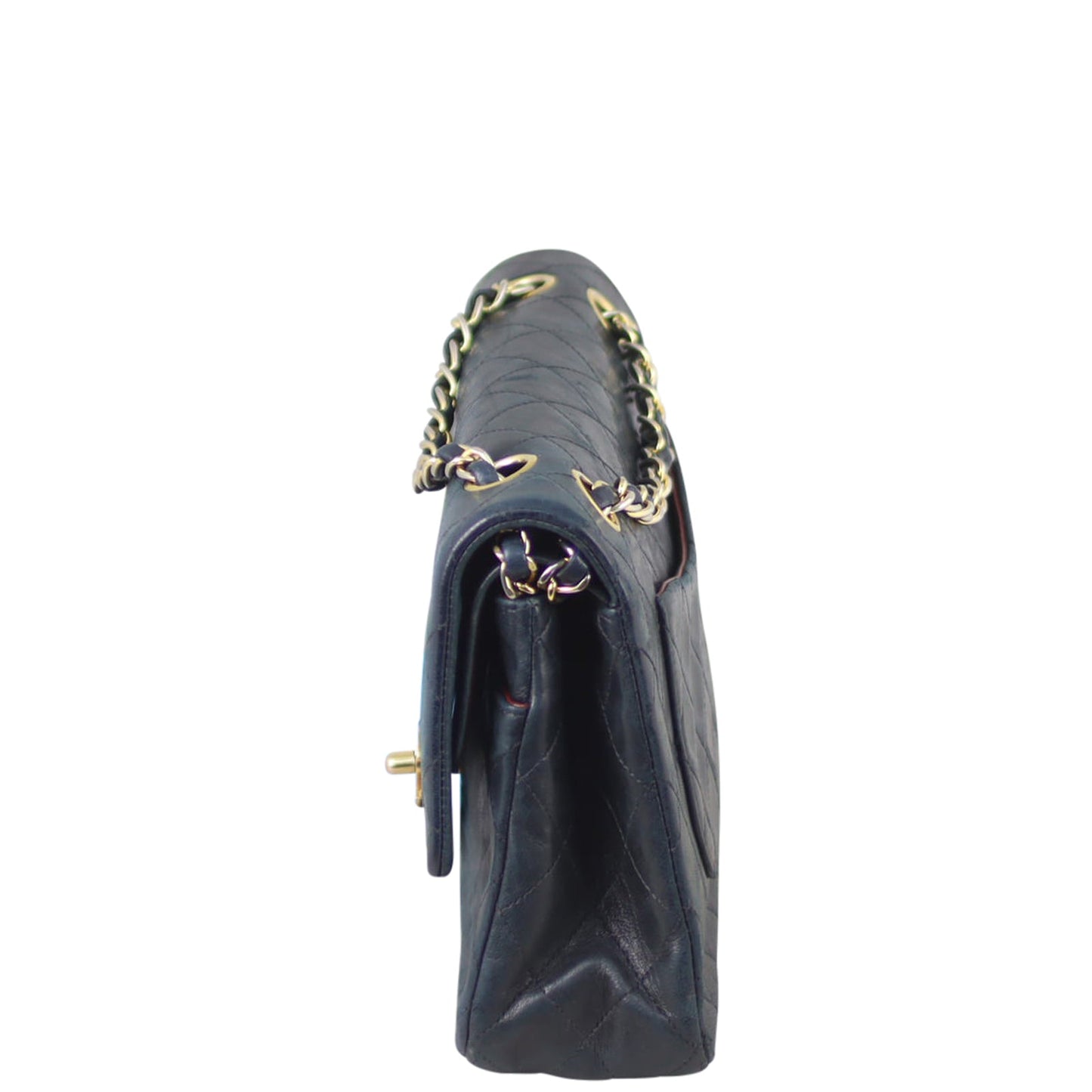Chanel Classic Double Bag 2 Series Black Medium Handbag