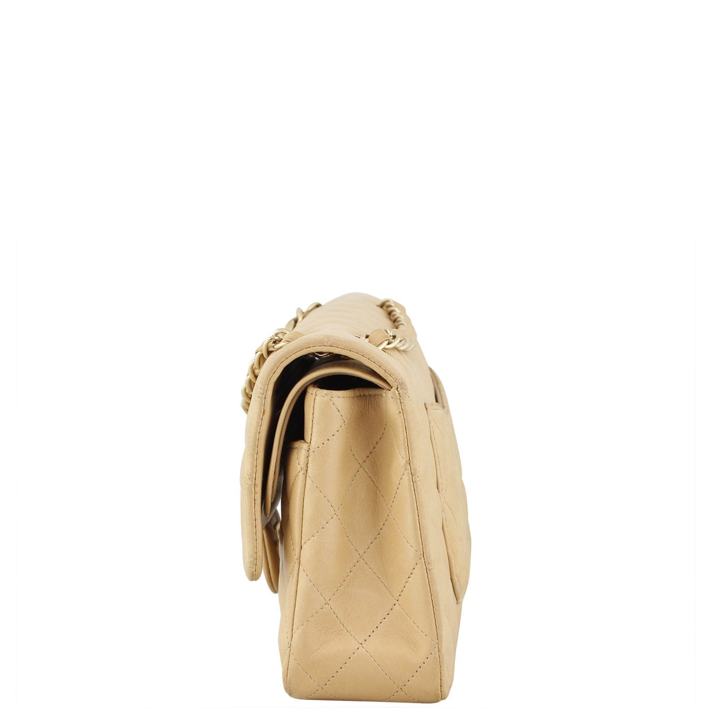 Chanel Classic Double Handbag Brown Medium Flap Medium3356