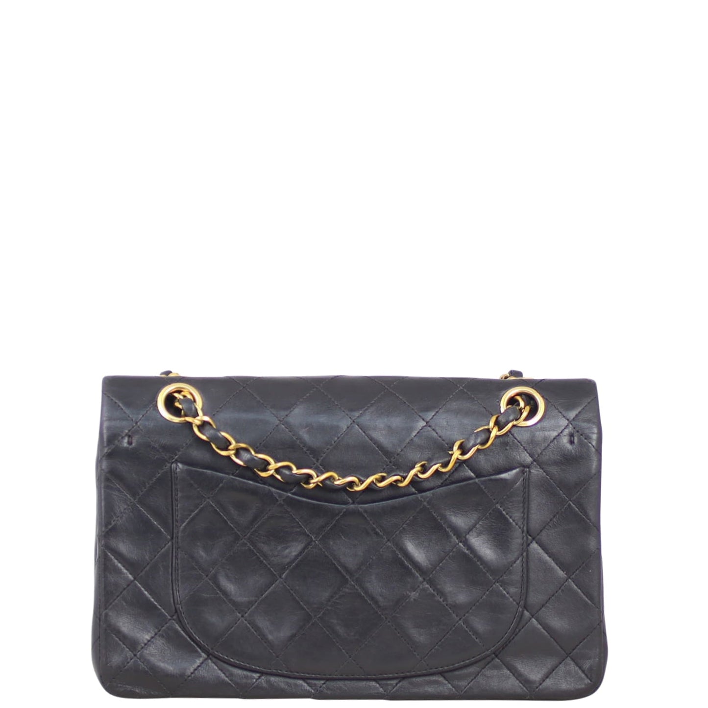 Chanel Classic Double Lambskin Handbag Black Small