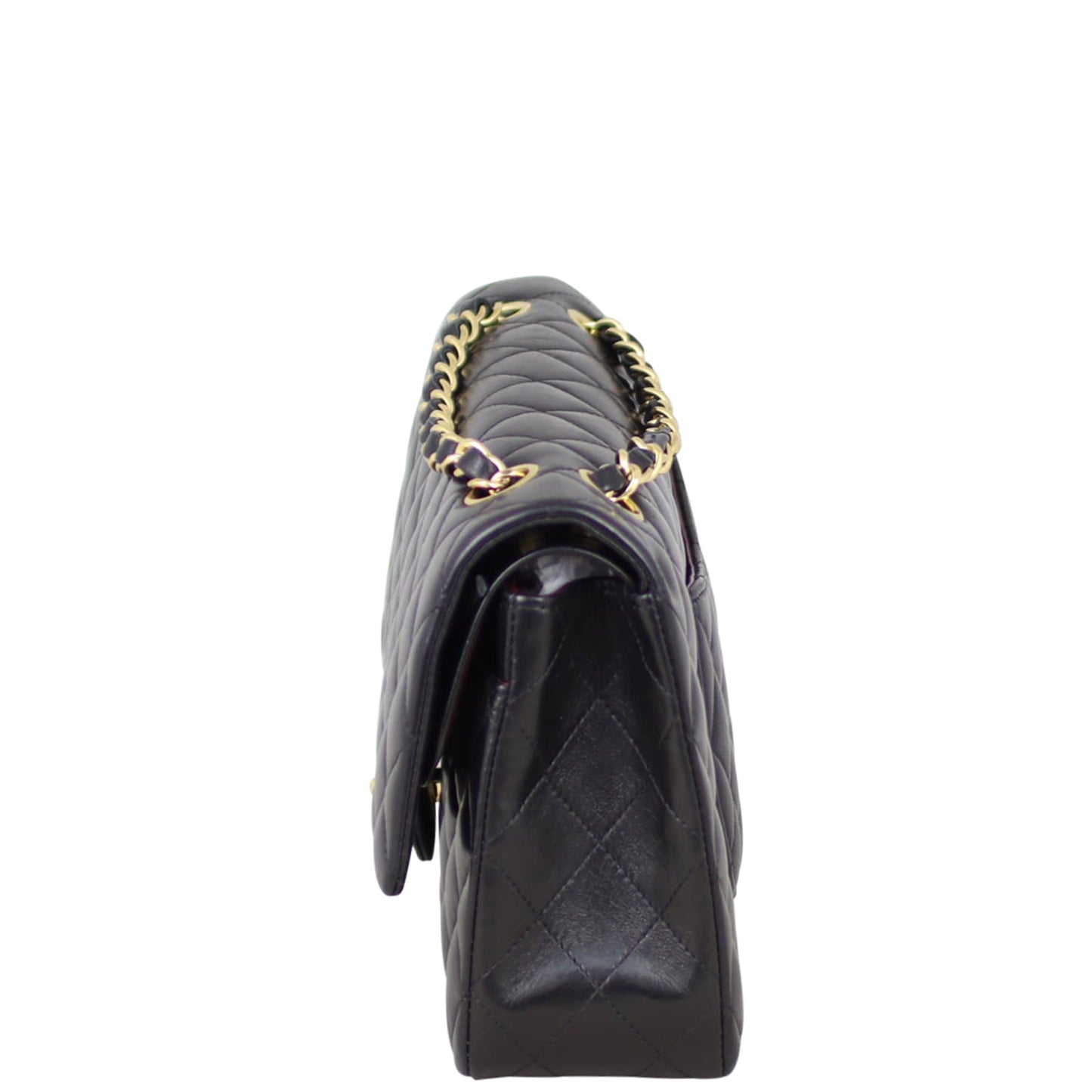 Chanel Classic Double 11 Series Handbag Black Medium