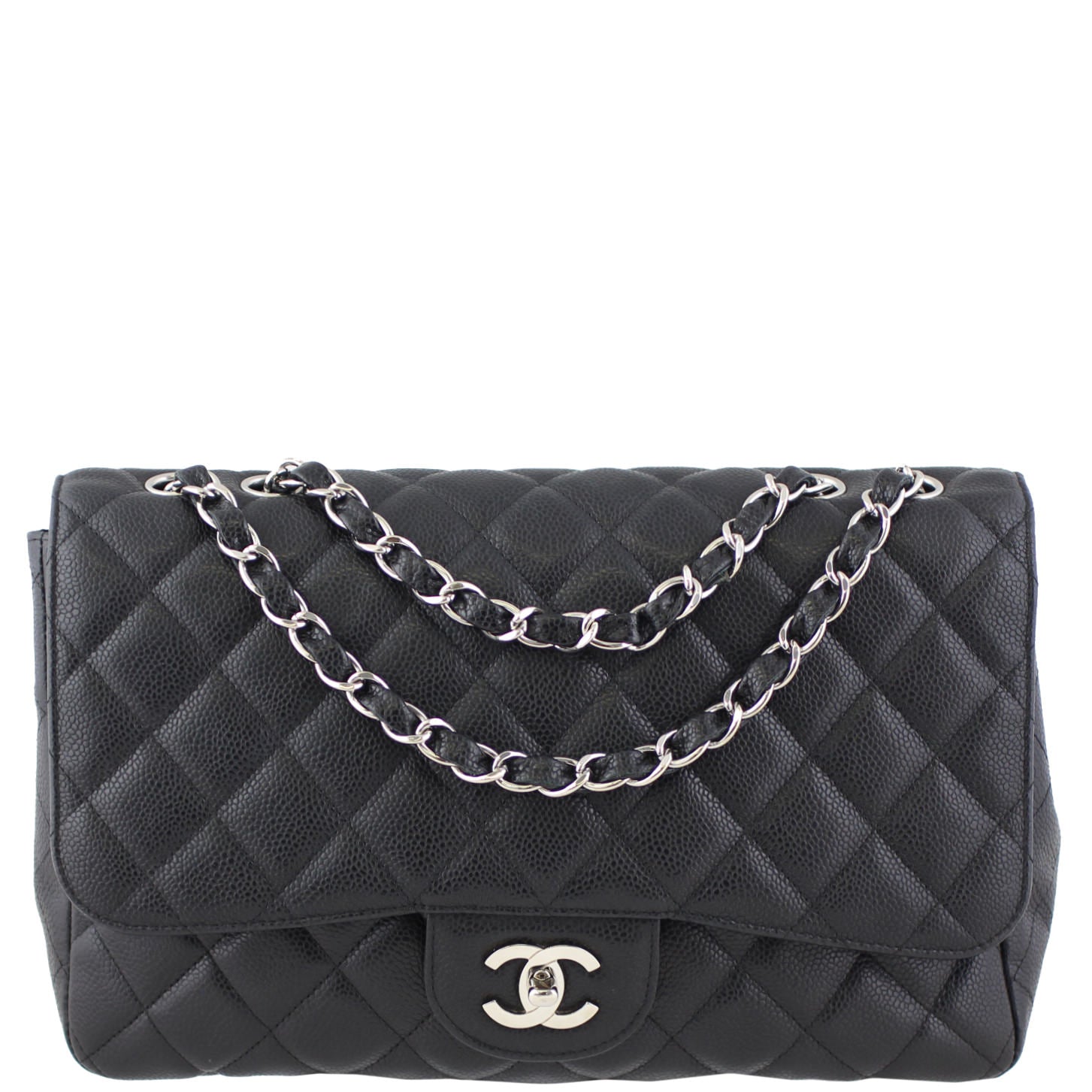 Chanel Classic Single Jumbo 12 Series Handbag Flap
