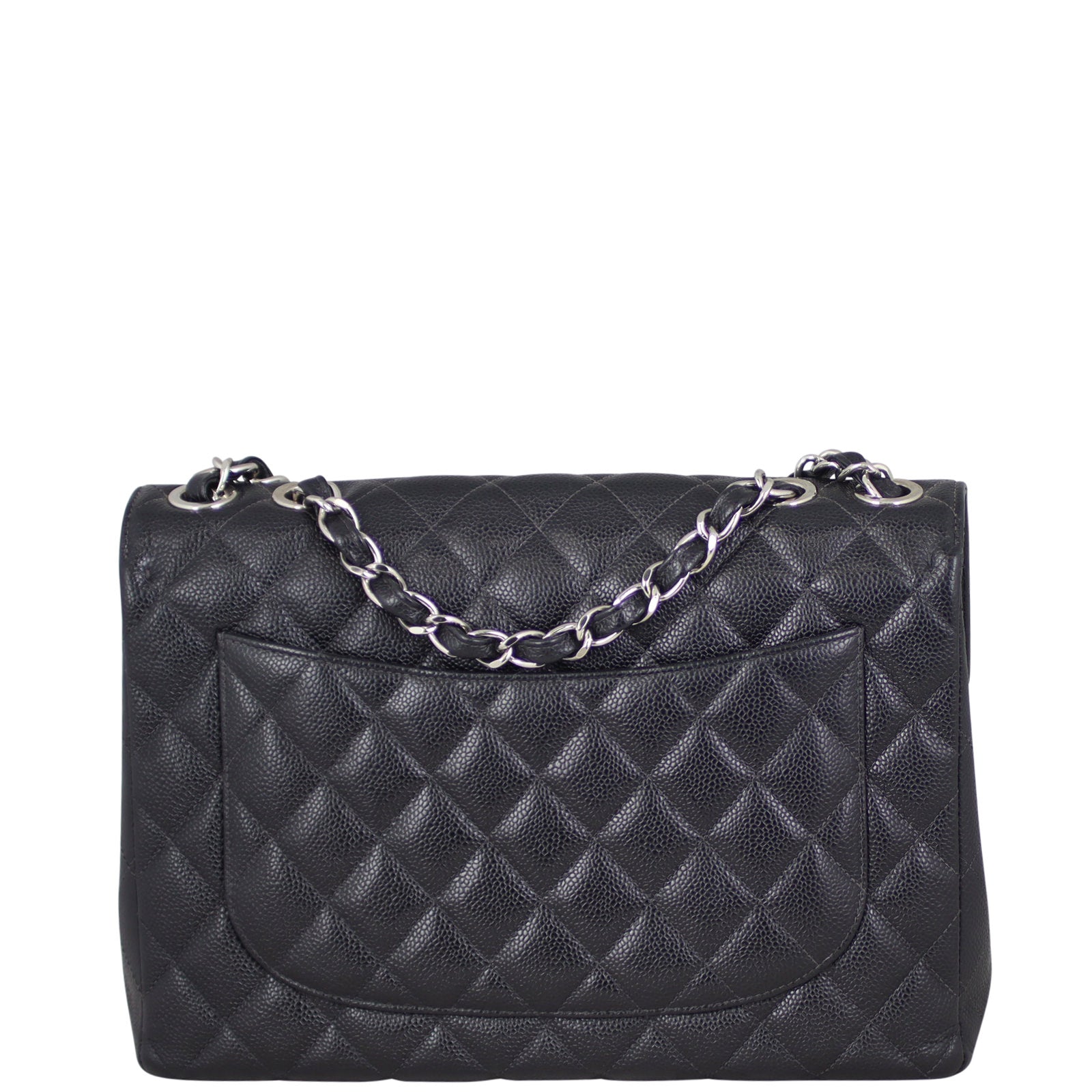Chanel Classic Single Jumbo 9 series Handbag Black Flap