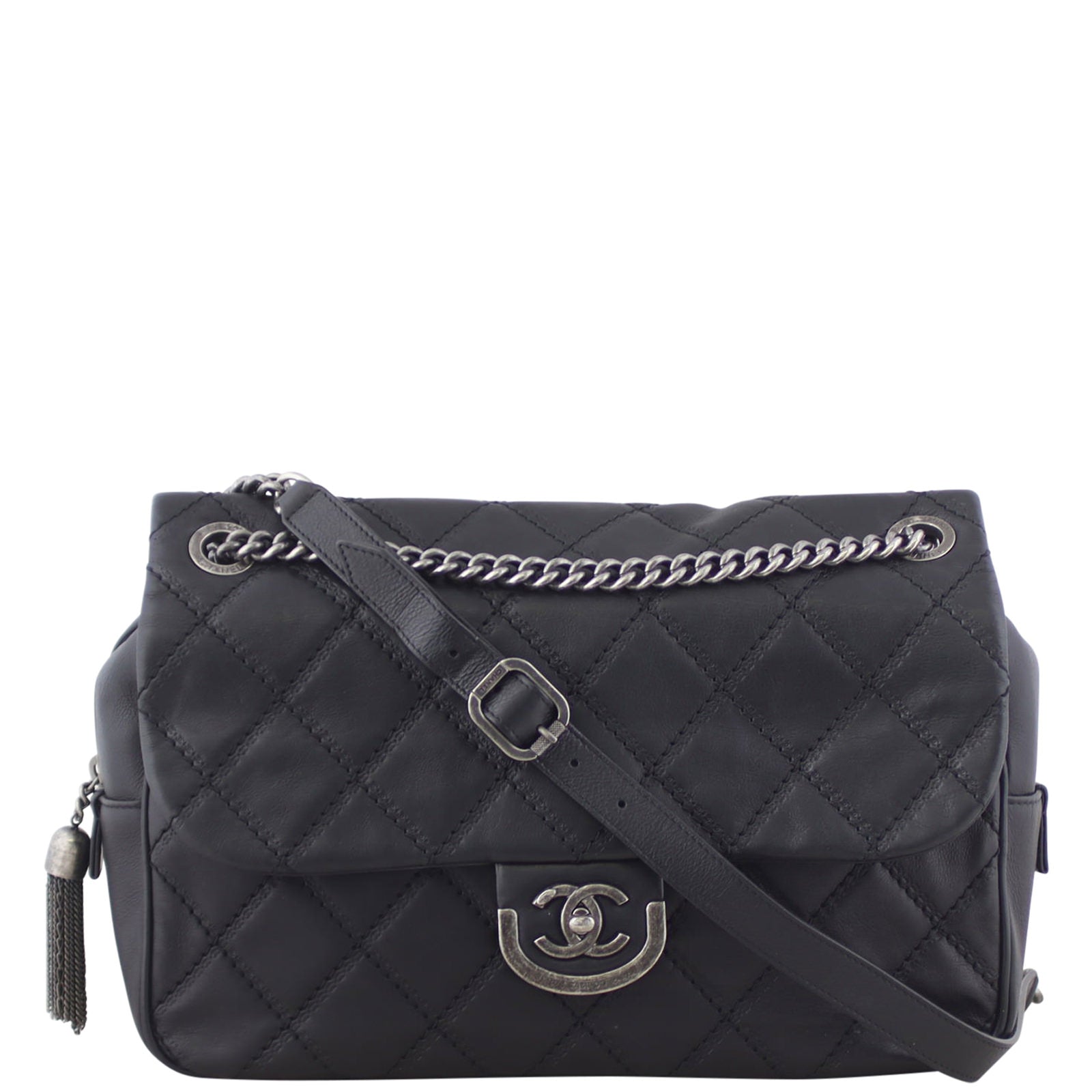 Chanel Coco Sporran Jumbo Bag Flap Handbag