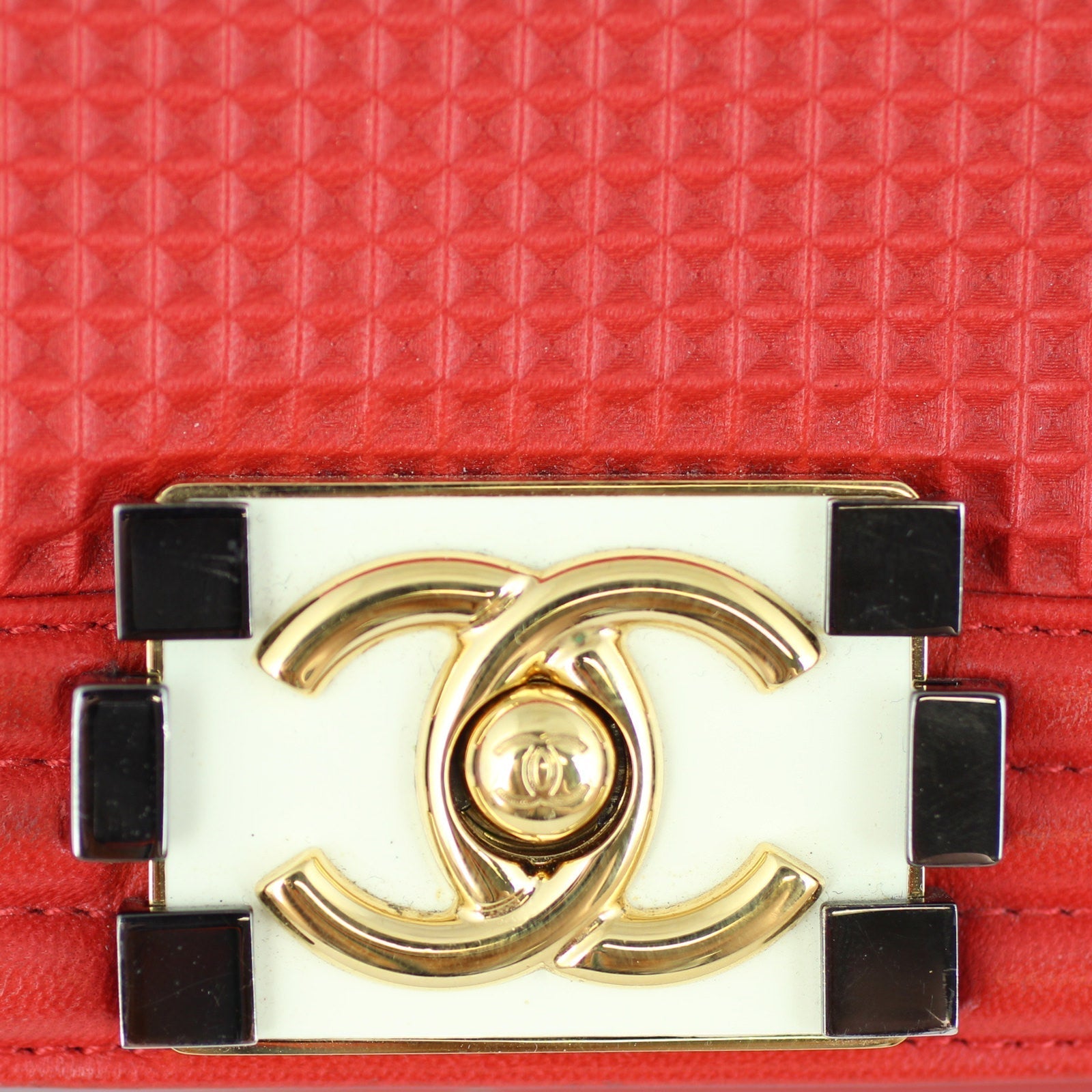 Chanel Cube Boy Bag Medium Handbag