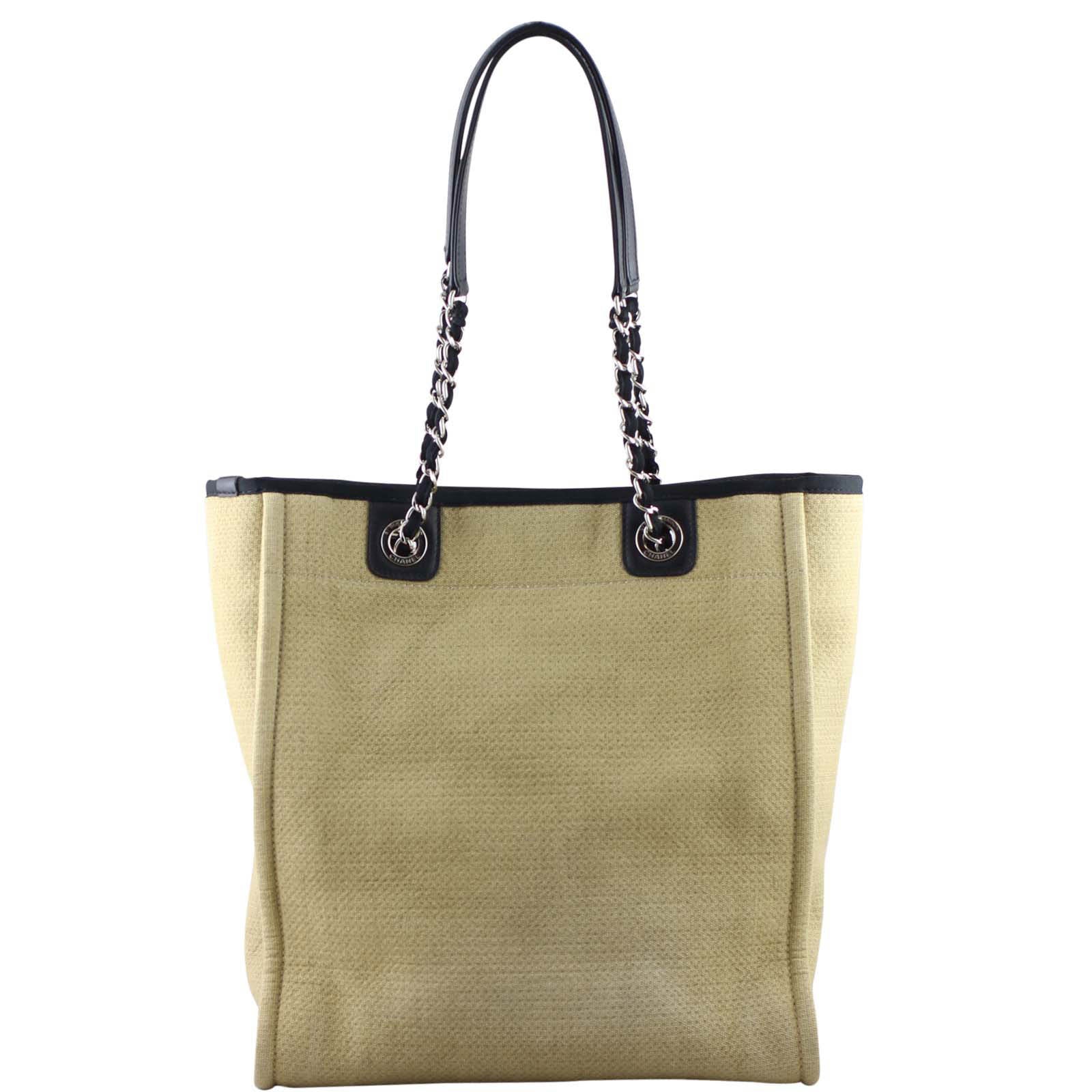 Chanel Deauville Handbag Small Tote Bag