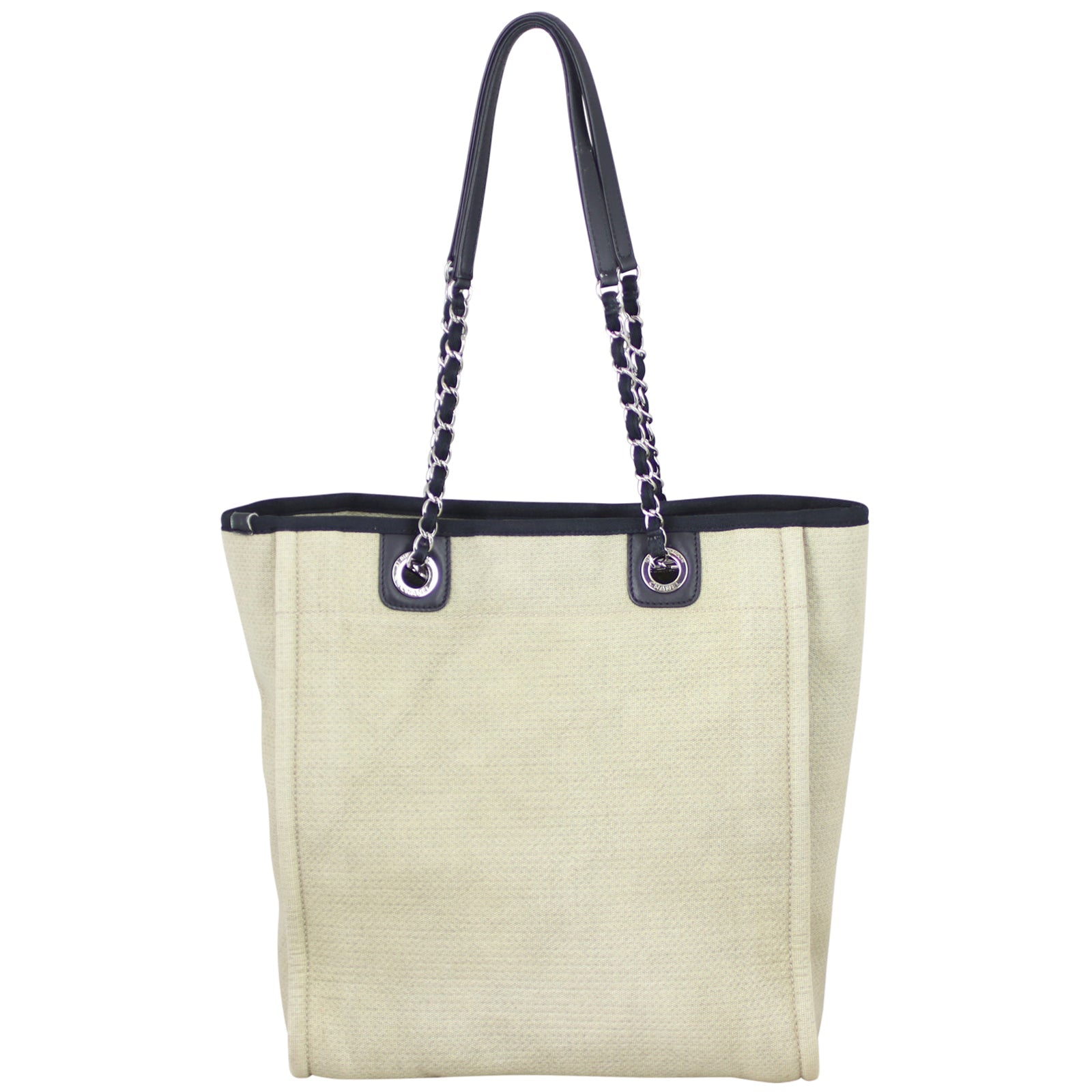 Chanel Deauville Handbag Small Tote Bag Small 3411