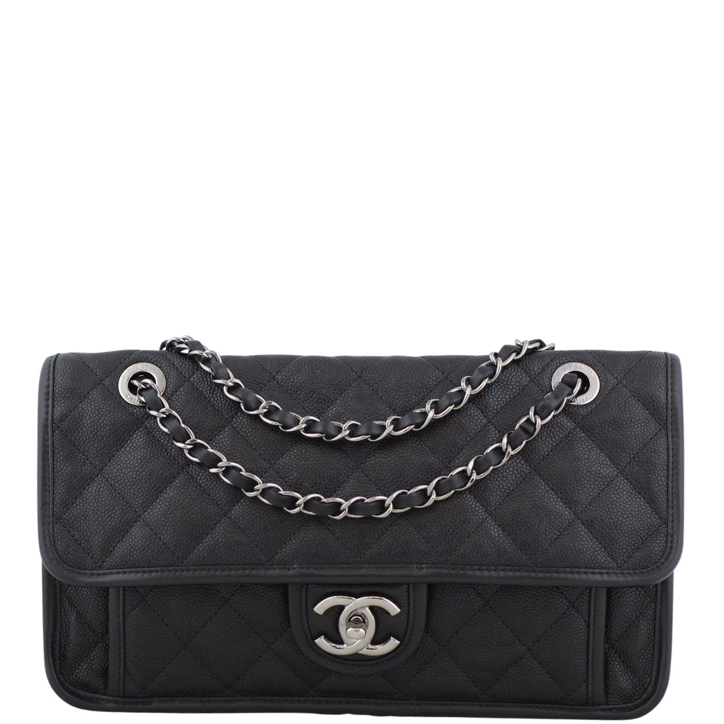 Chanel French Riviera Bag Large Flap Handbag