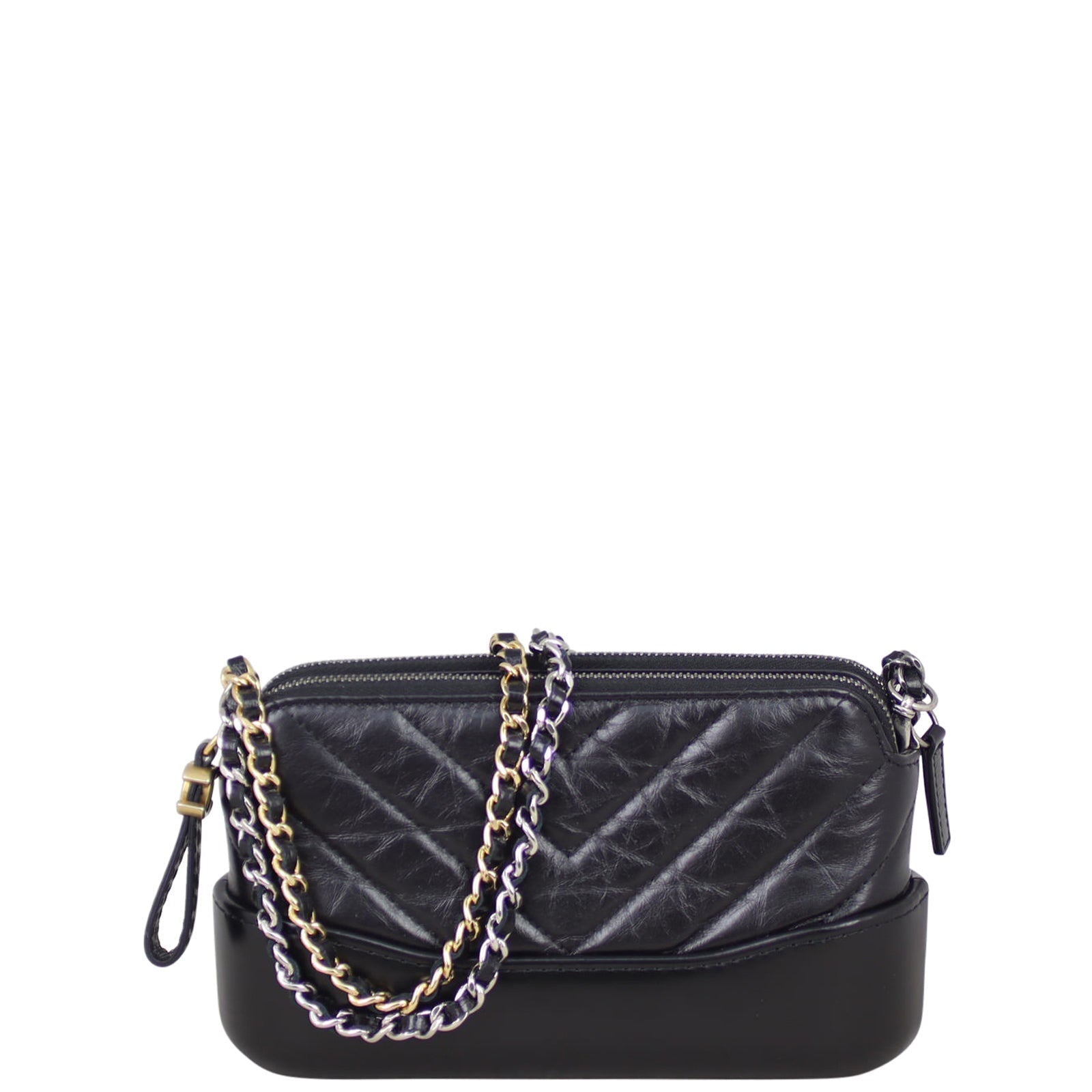 Chanel Gabrielle Clutch with Black Chain Clutch Bag