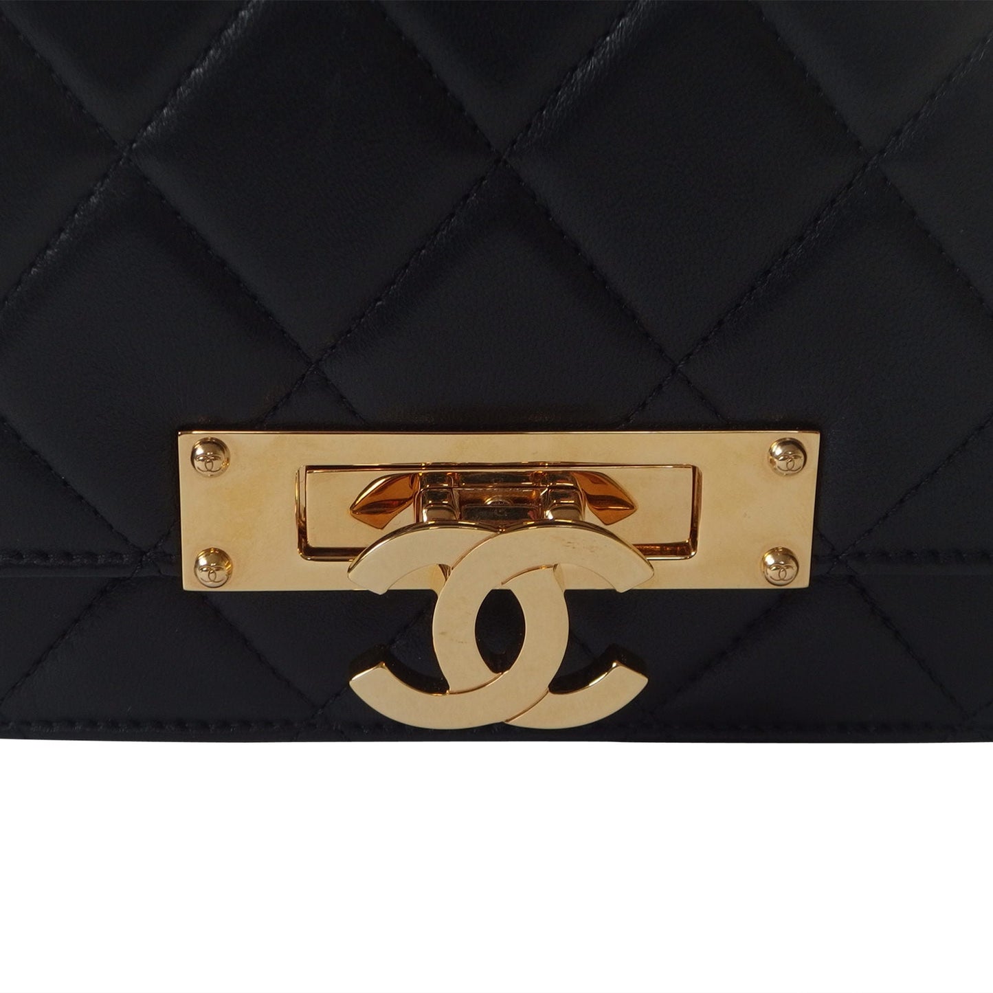Chanel Class Double CC WOC Bag Gold Chain Handbag