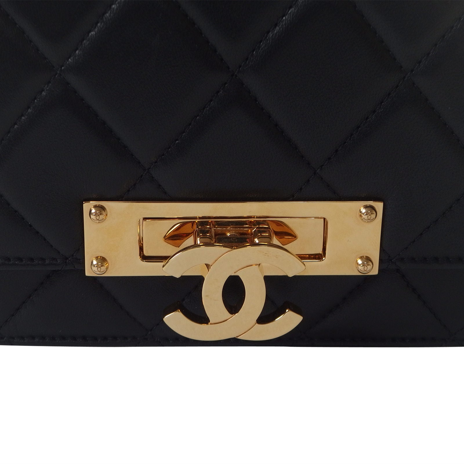 Chanel Class Double CC WOC Bag Gold Chain Handbag