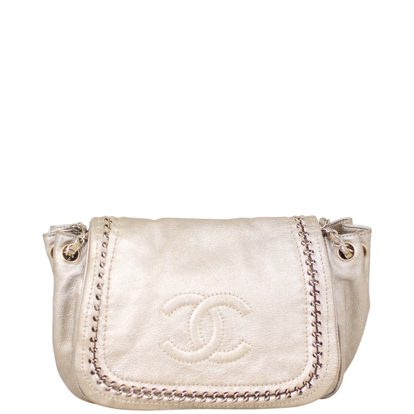 Chanel Luxe Ligne Accordion Bag Flap Handbag Bag 3617