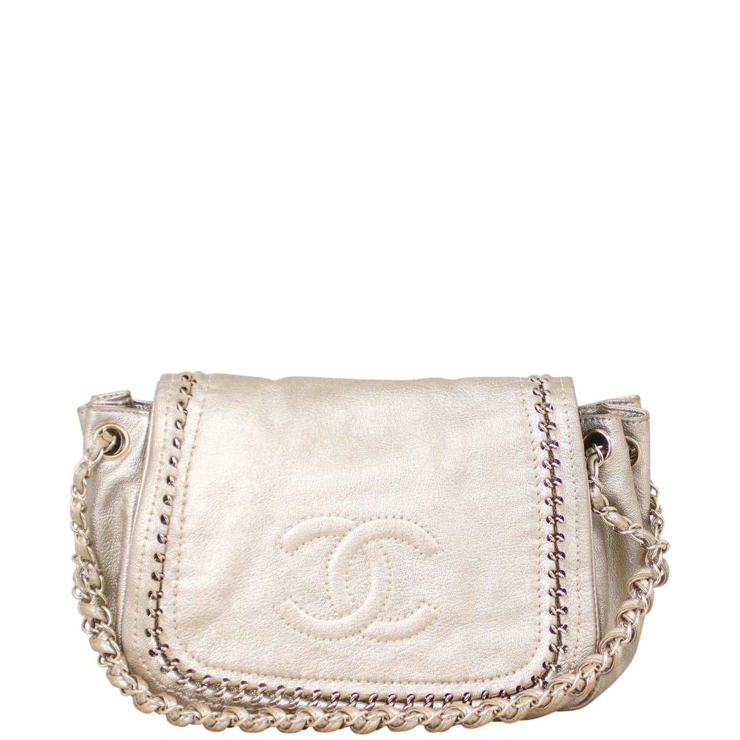 Chanel Luxe Ligne Accordion Bag Flap Handbag Bag 3617