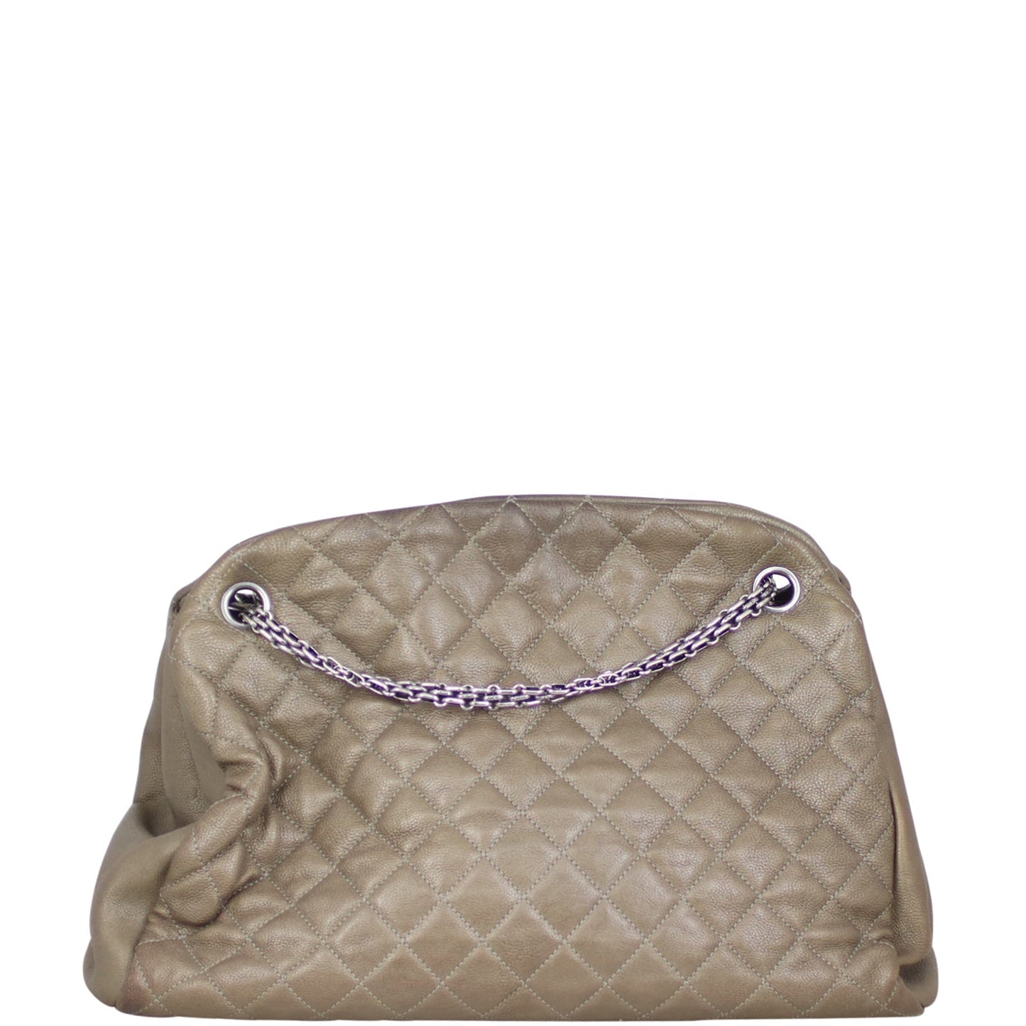Chanel Just Mademoiselle Bowler Bag Large Handbag