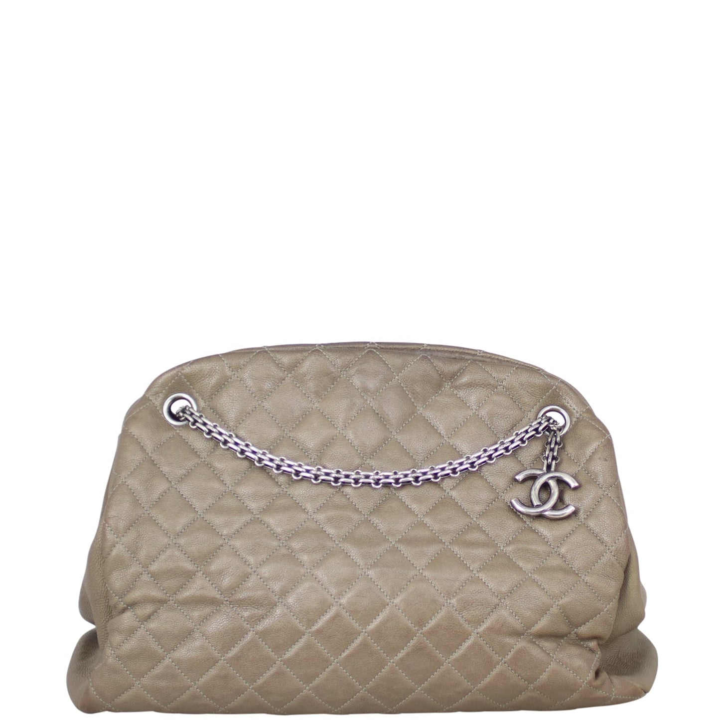 Chanel Just Mademoiselle Bowler Bag Large Handbag