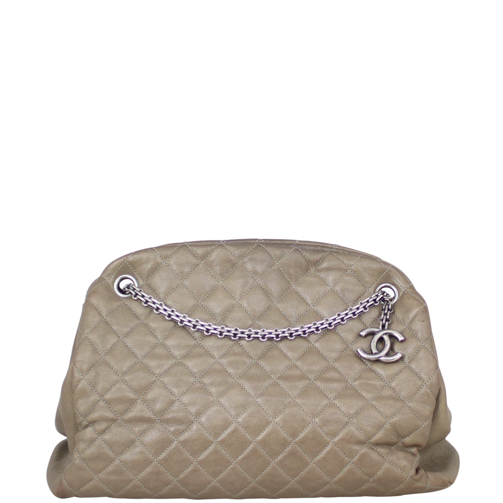 Chanel Just Mademoiselle Bowler Bag Large Handbag