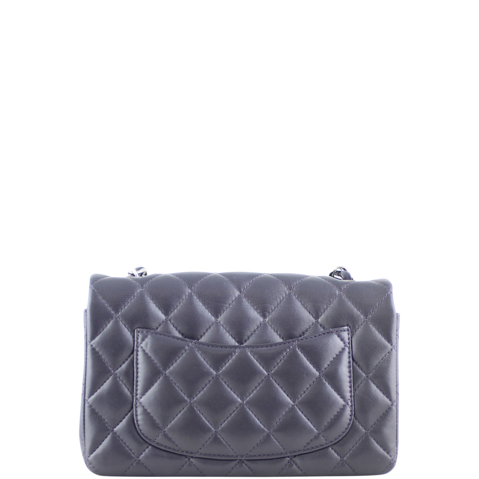 Chanel Classic Rectangular Bag Deep Purple Mini Mini Bag