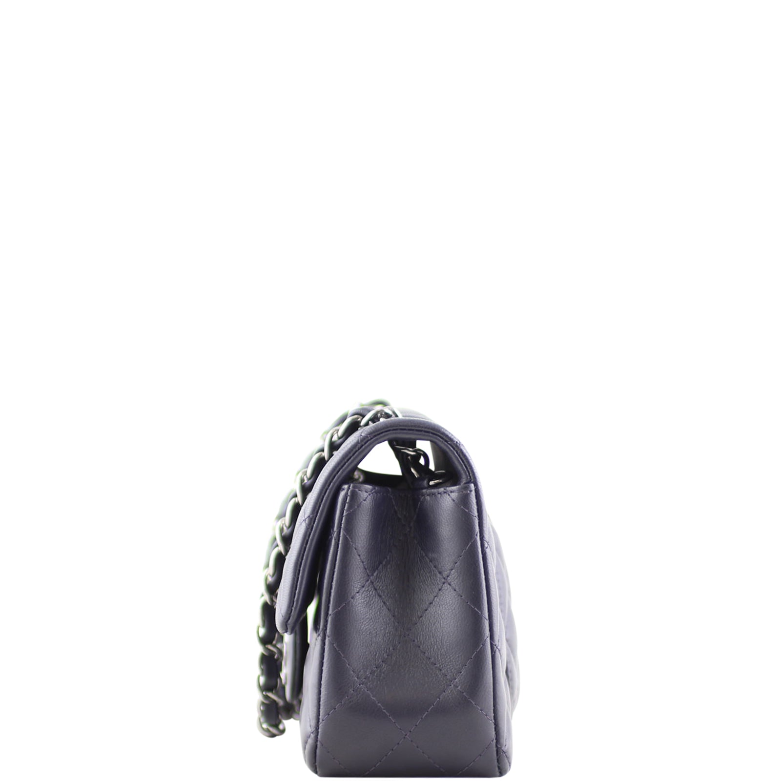 Chanel Classic Rectangular Bag Deep Purple Mini Mini Bag
