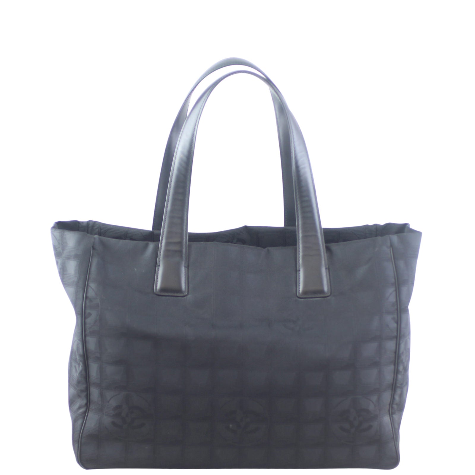 Chanel Travel Ligne Shopper Handbag Nylon Travel Bag