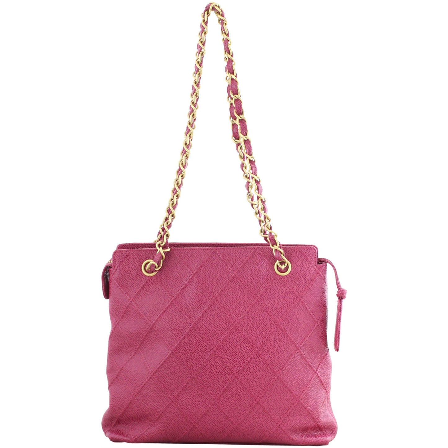 Chanel Petite Caviar Tote Quilted Tote Bag