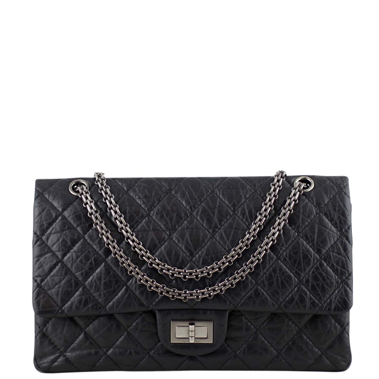 Chanel Reissue 227 Double Bag Flap Handbag Bag 296