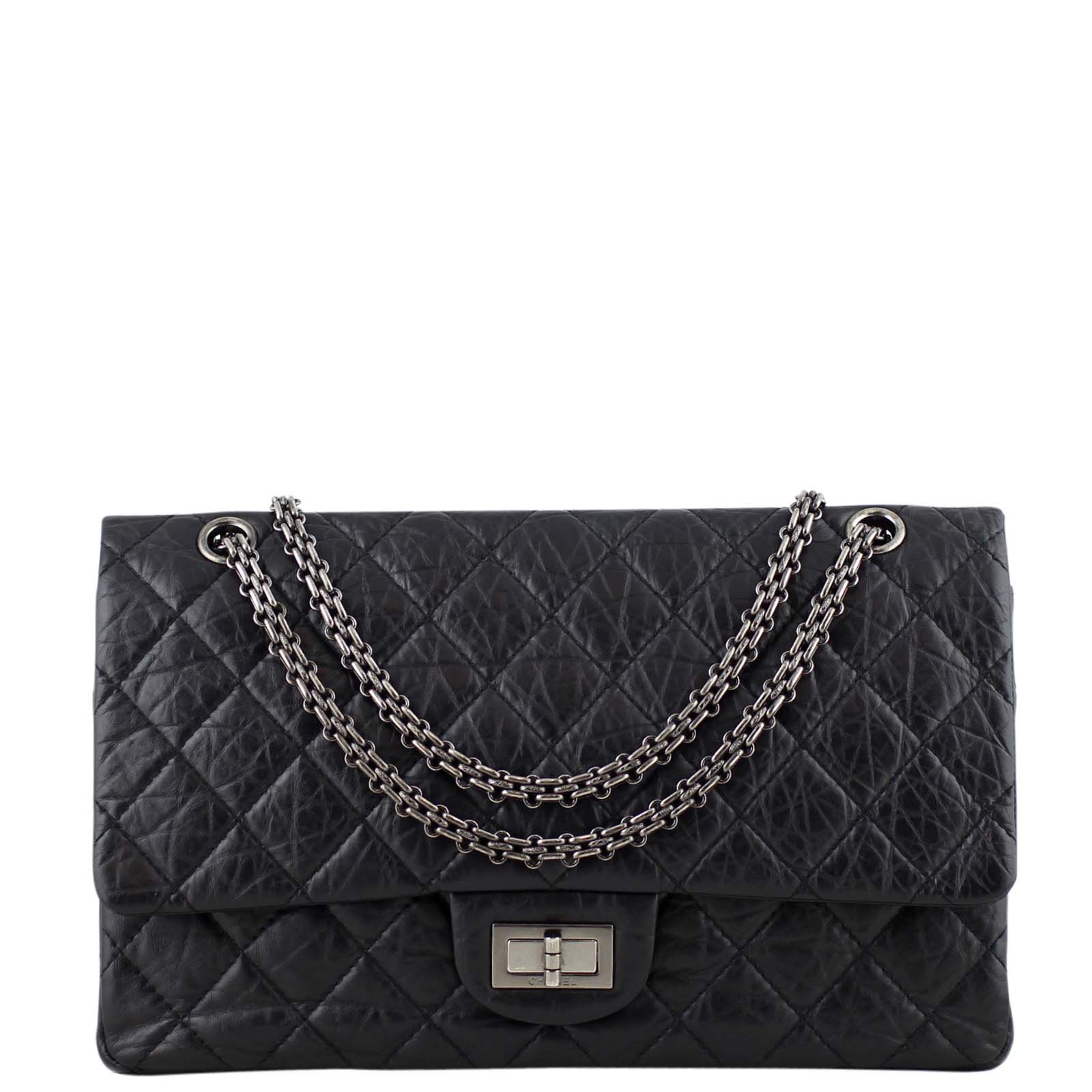 Chanel Reissue 227 Double Bag Flap Handbag Bag 296