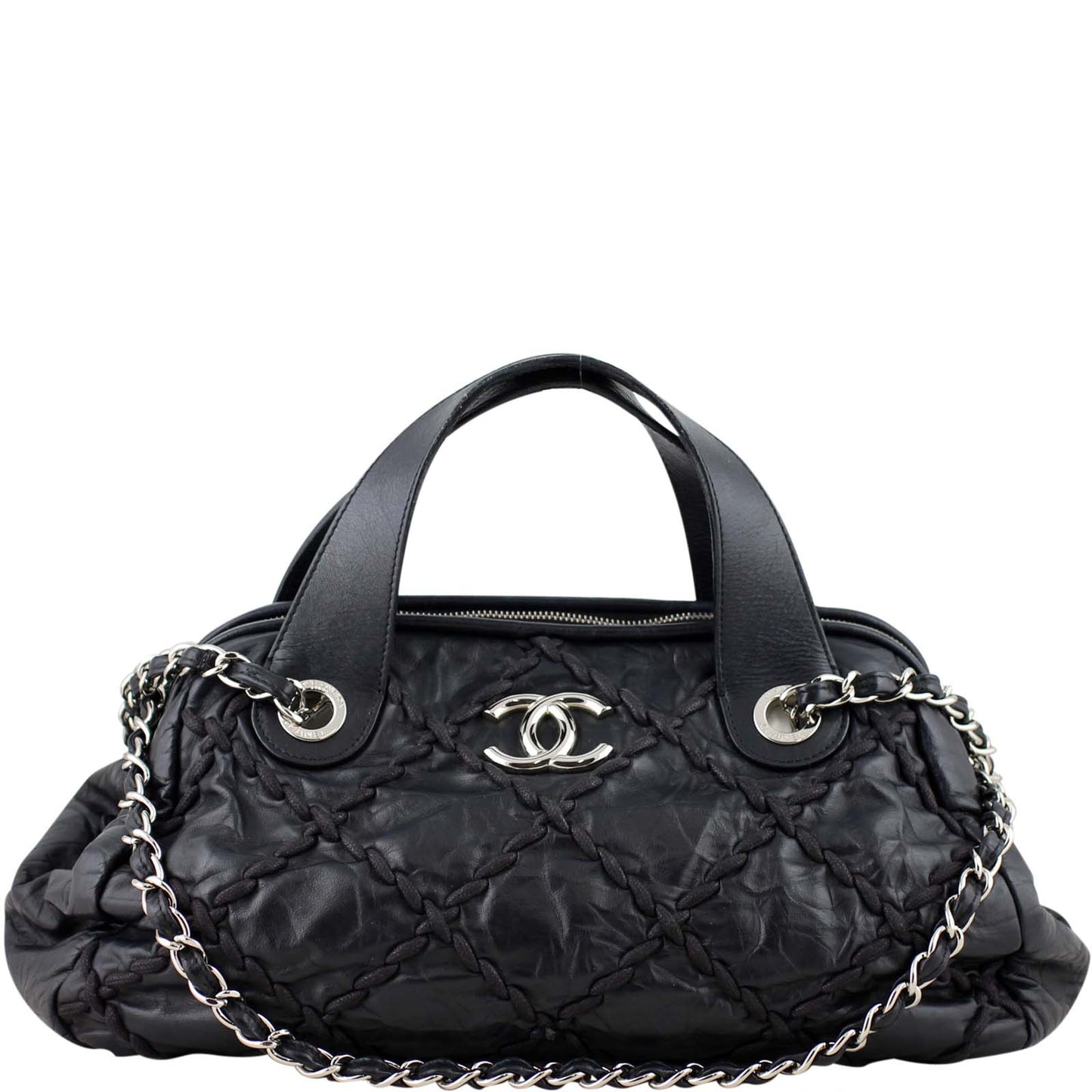 Chanel Ultra Stitch Bowling Bag Handbag
