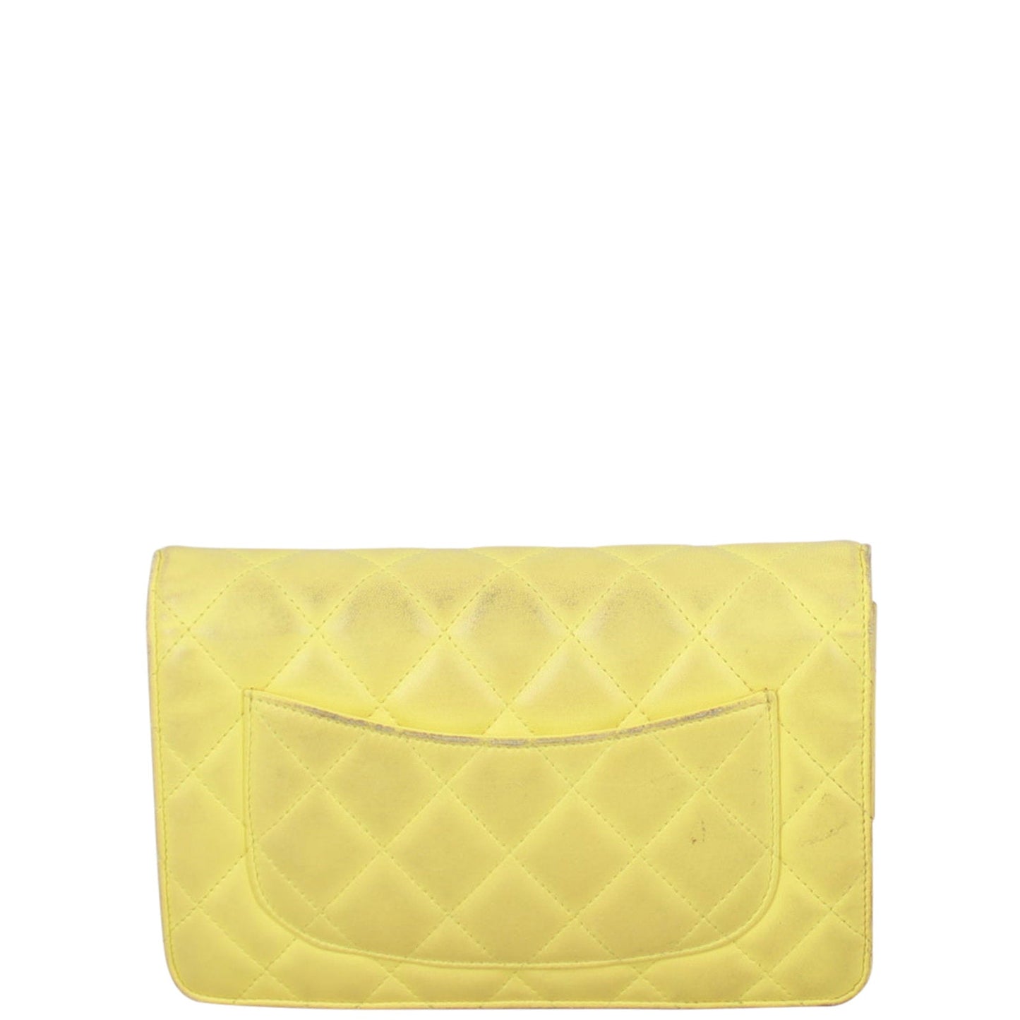 Chanel Classic Wallet on Pineapple Yellow Handbag Chain
