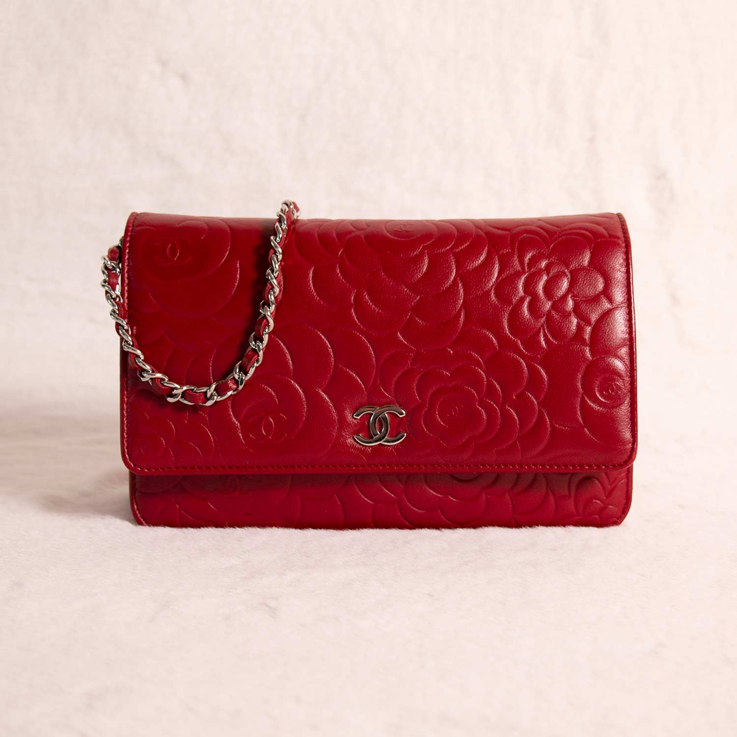 Chanel Camelia Flower Wallet on Chain