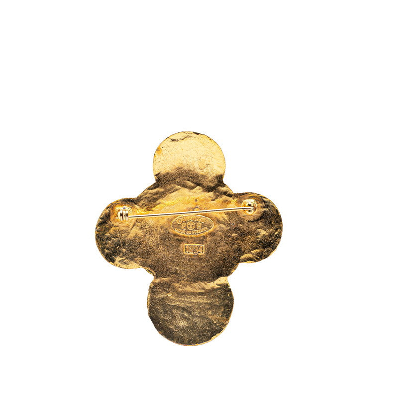 Chanel Gold Plated Coco Mark Brooch 28