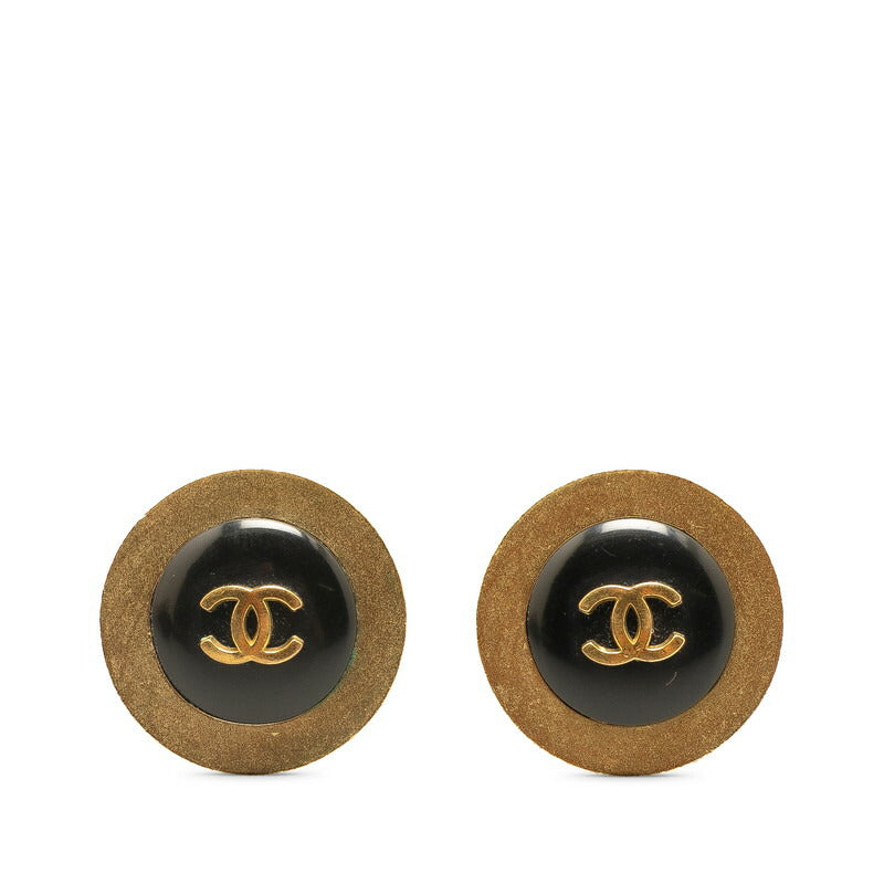 Chanel Gold Plated Coco Mark Earrings 94P Bag