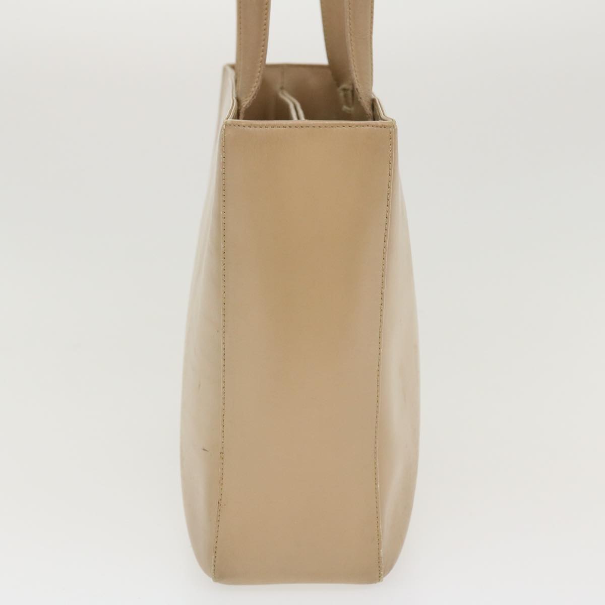 Prada Shoulder Bag Leather Beige Leather Beige Cl476