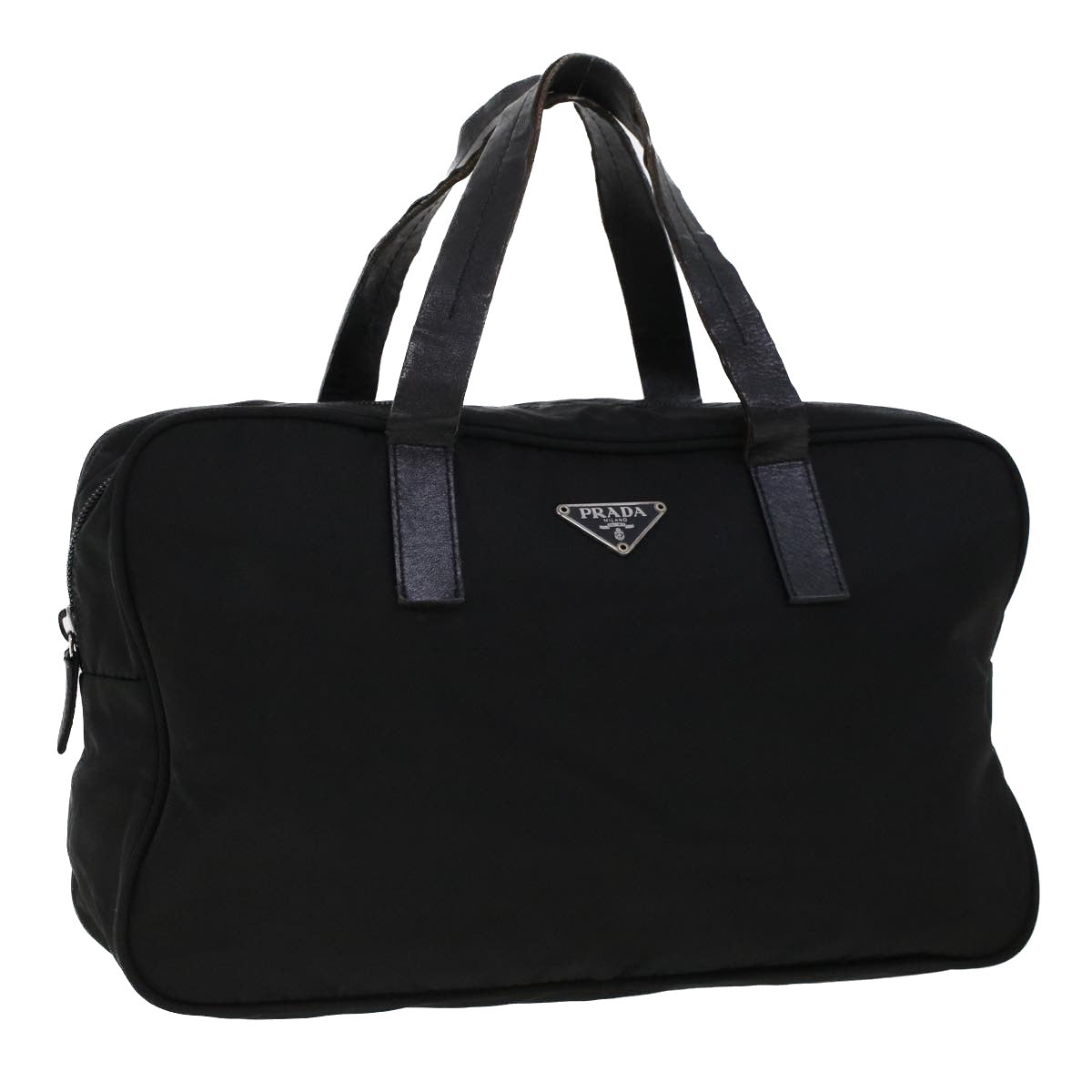 Prada Hand Bag Nylon Black Travel Bag Nylon Black Cl532