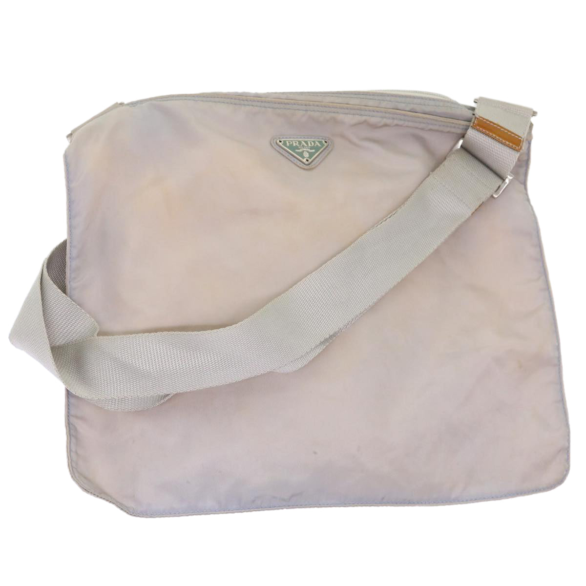 Prada Shoulder Bag Nylon Gray Nylon Gray Cl632