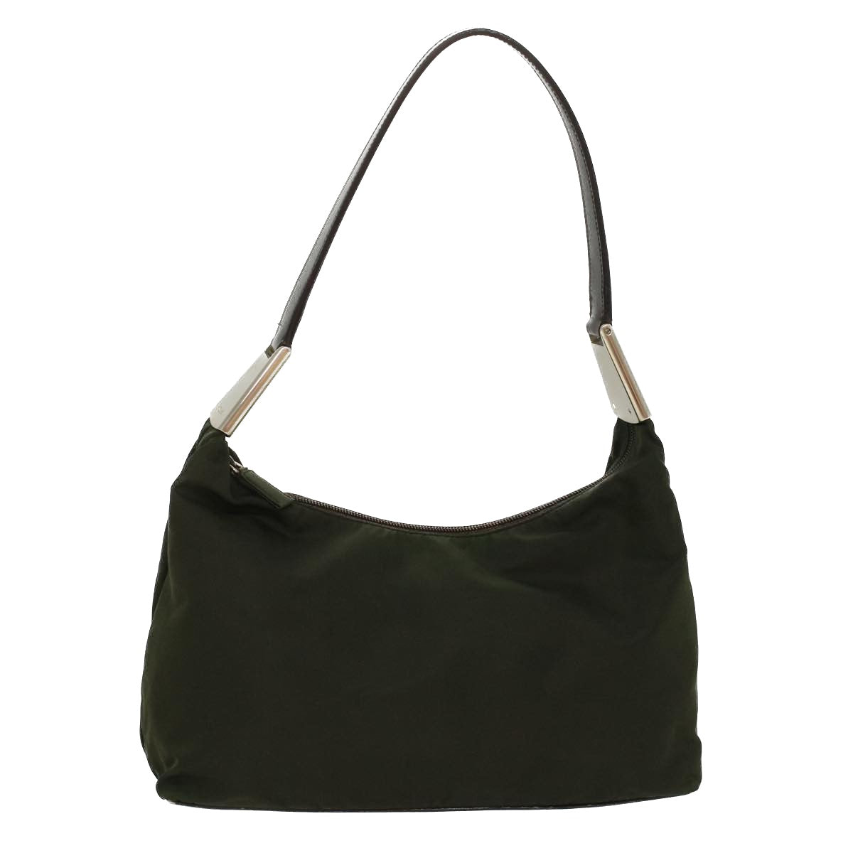 Prada Shoulder Bag Auth Nylon Green