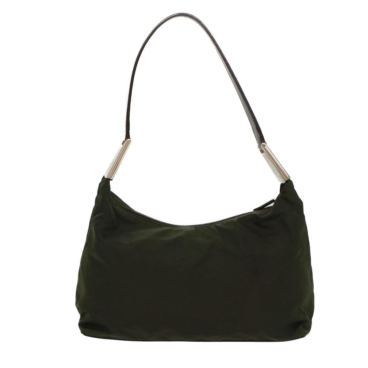 Prada Shoulder Bag Auth Nylon Green