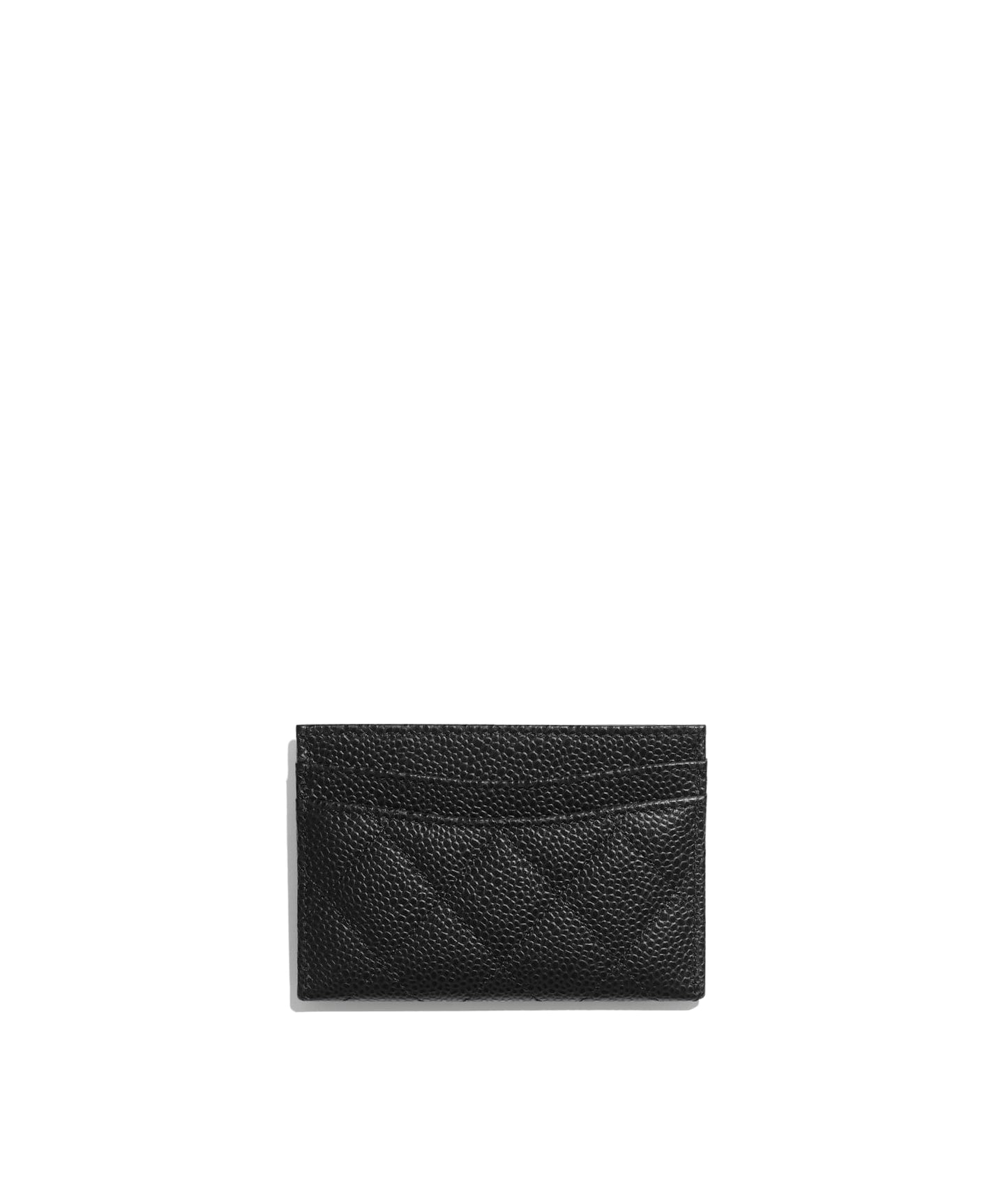 Chanel Caviar Quilted Card Holder Wallet Case
