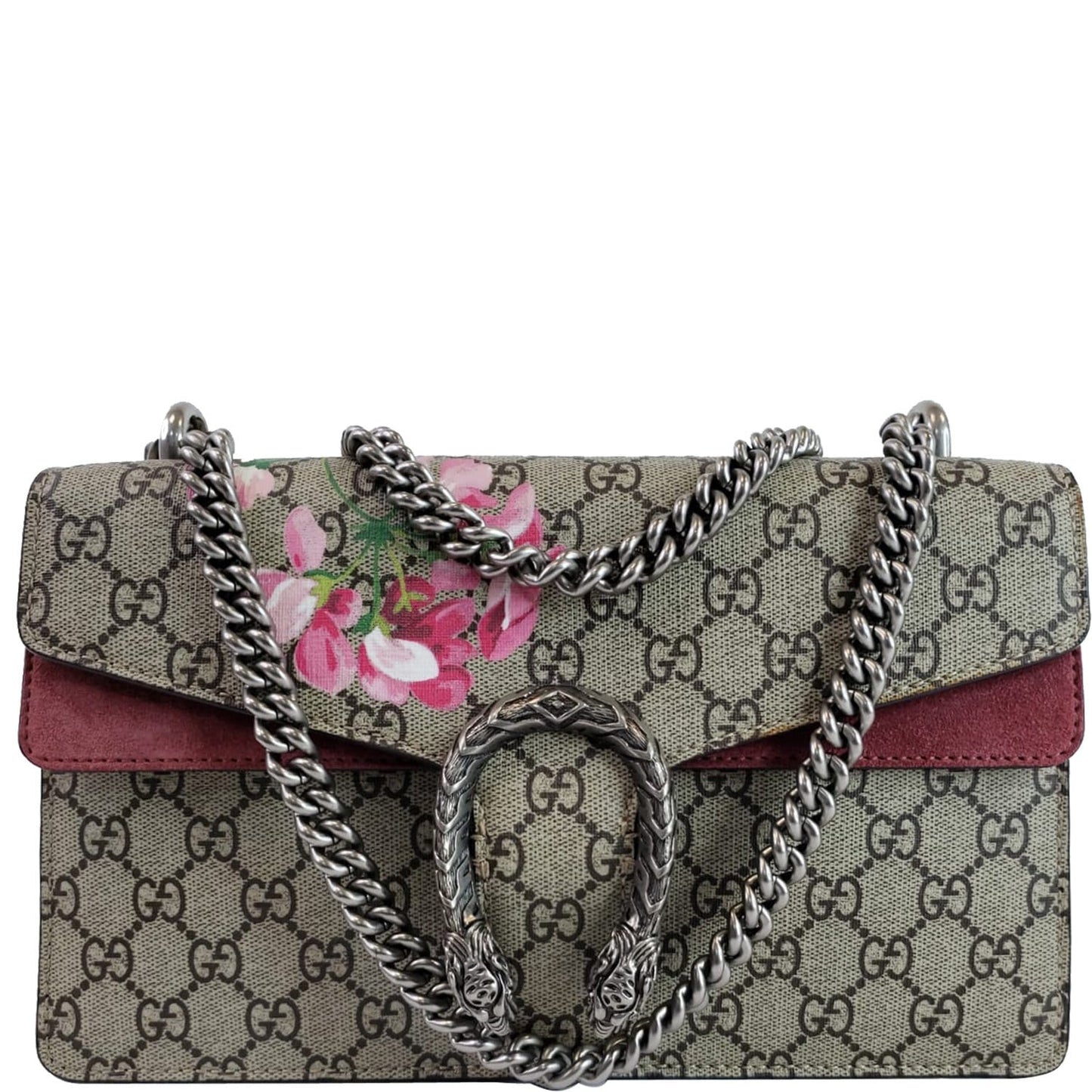 Gucci Dionysus Blooms Shoulder Bag Beige Small