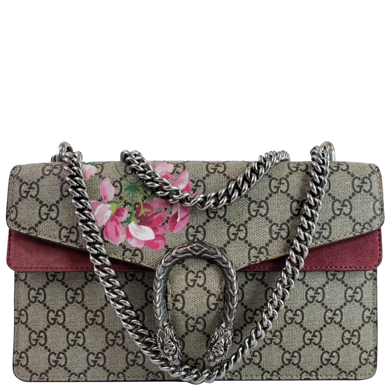 Gucci Dionysus Blooms Shoulder Bag Beige Small