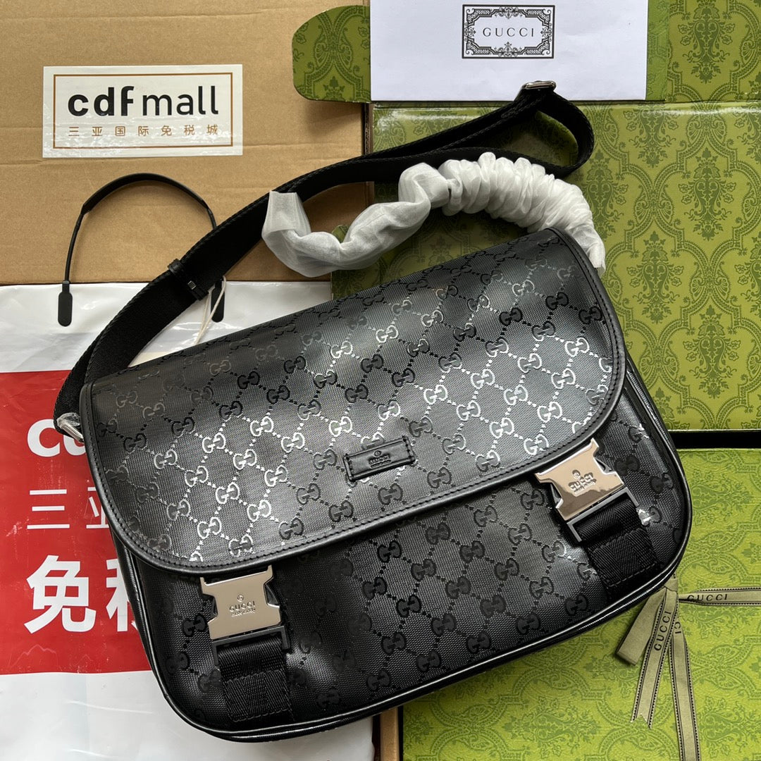 gg Imprime Messenger , ’s Black Medium Messenger Bag
