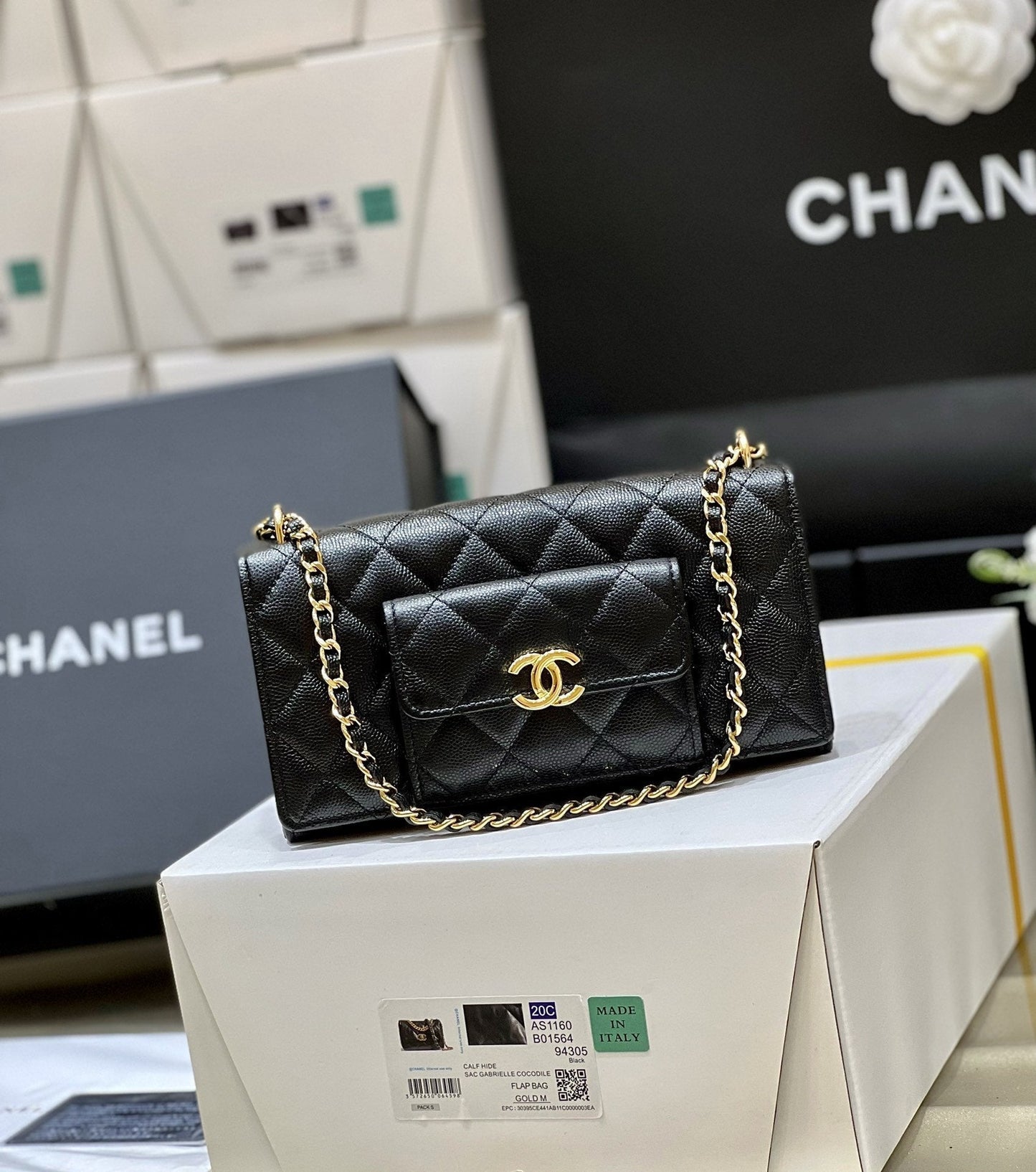 Chlsmall Coin Pocket Woc Shoulder Bag For Black Crossbody Bag