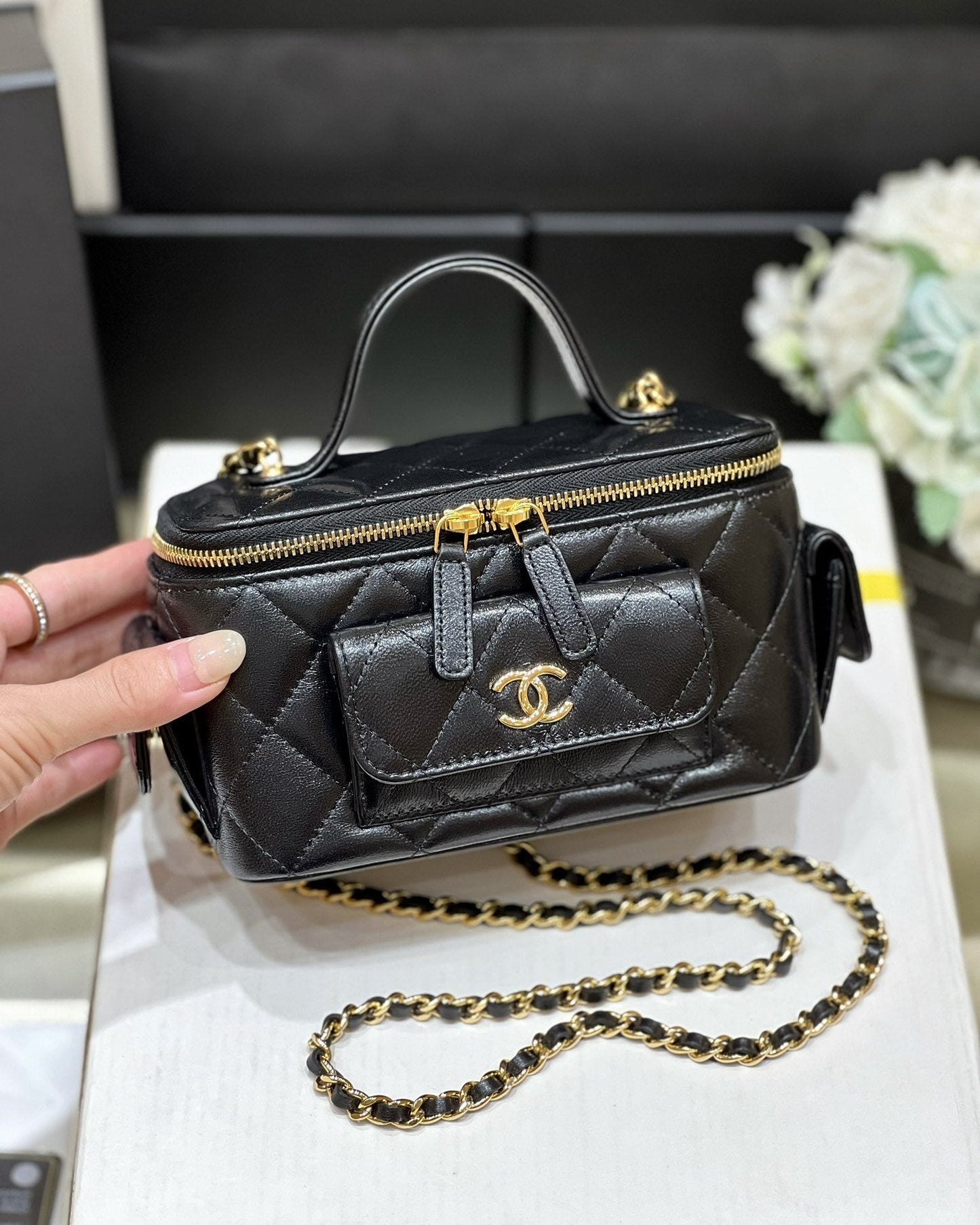 CHLVanity Strap , ’s 6in Black Handbag
