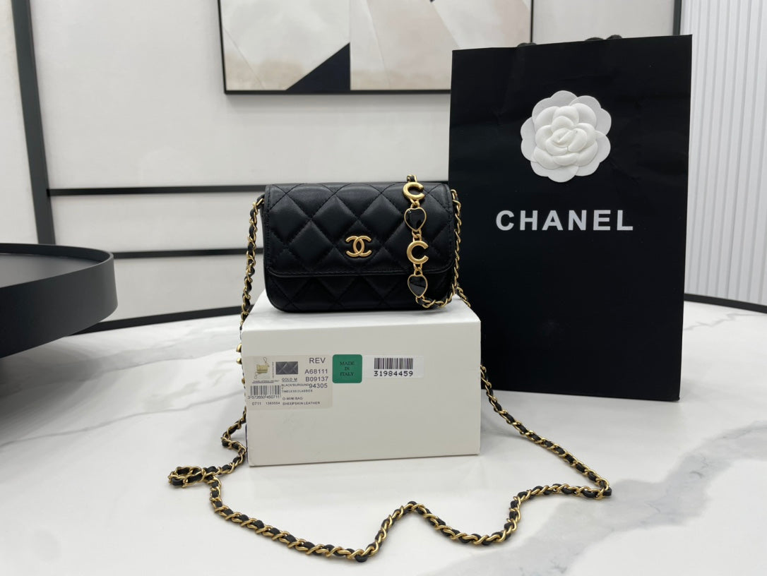 CHL Classic Top Qualitystressed 4.7in Black Travel Bag
