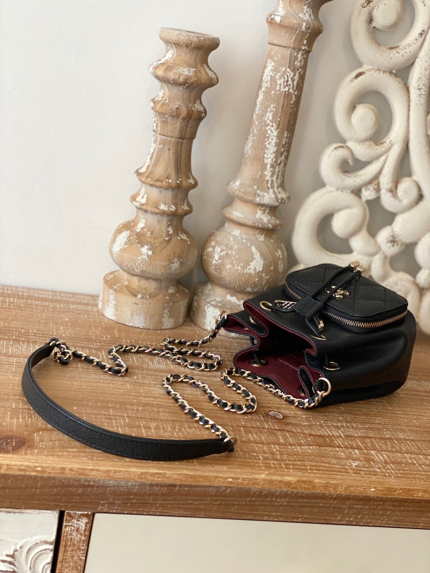 CHLMini Strap , ’s 4.9in Black Bucket Bag