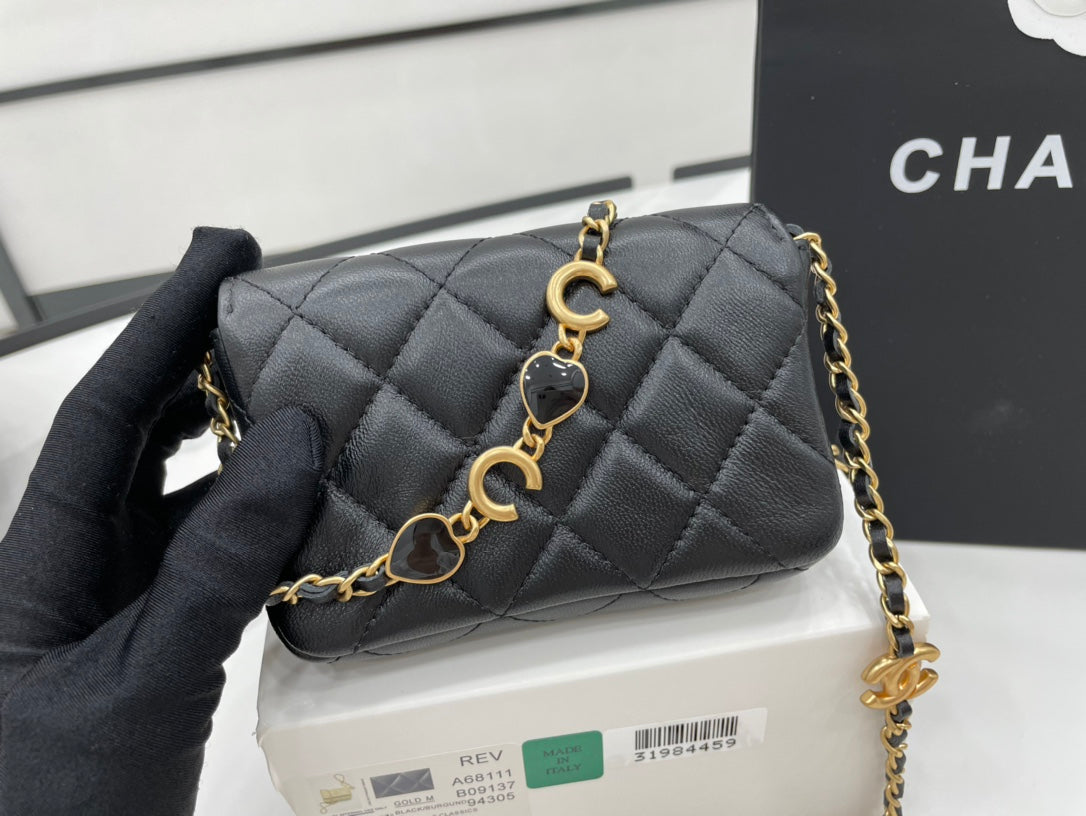 CHL Classic Top Qualitystressed 4.7in Black Travel Bag