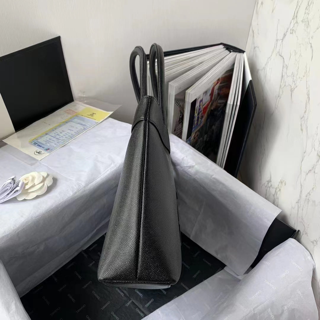 CHL CHLOpen Caviar East West Black Tote Bag