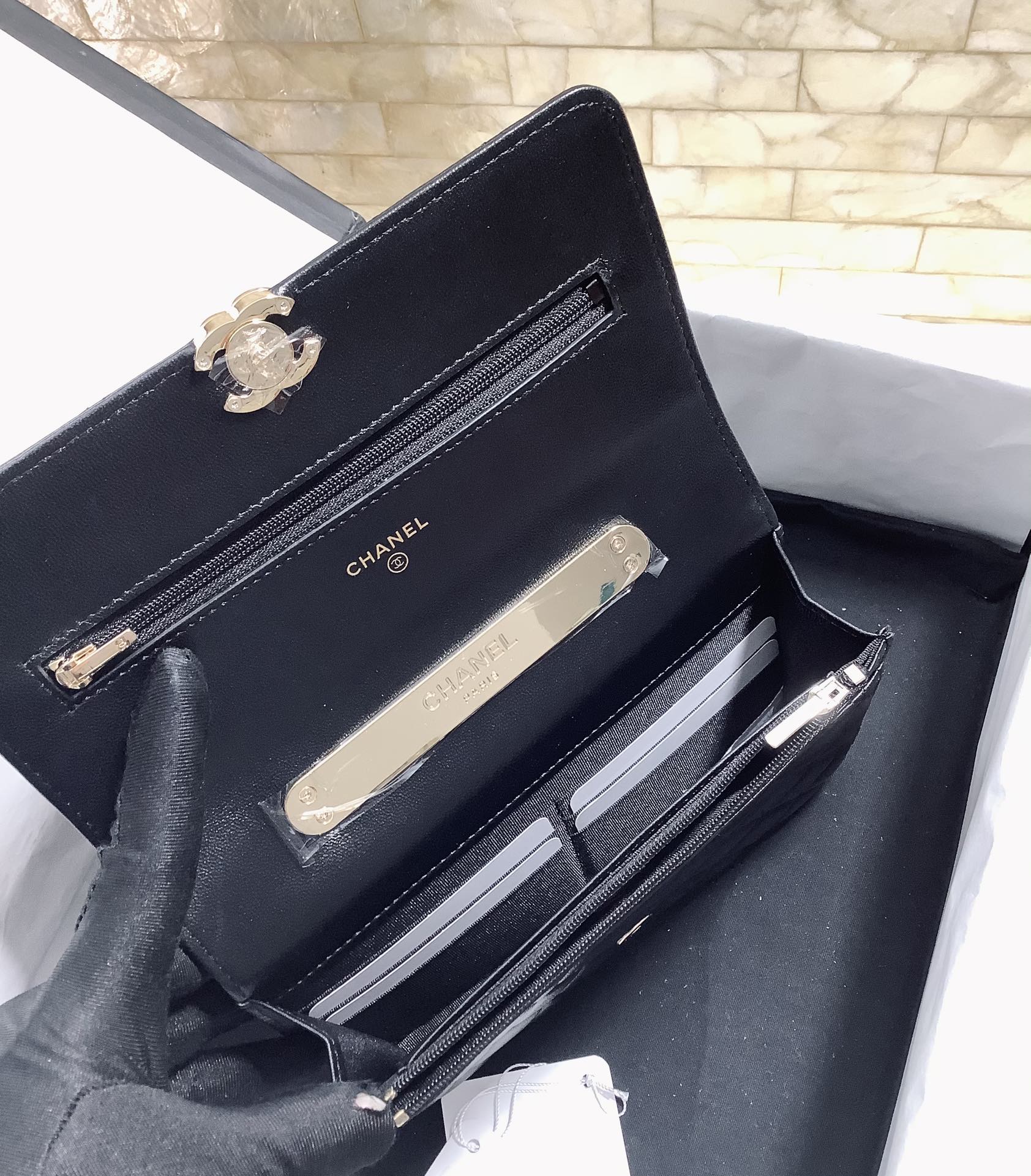 Chlhand Held Oblique Cross Bag For Women Black Travel Bag