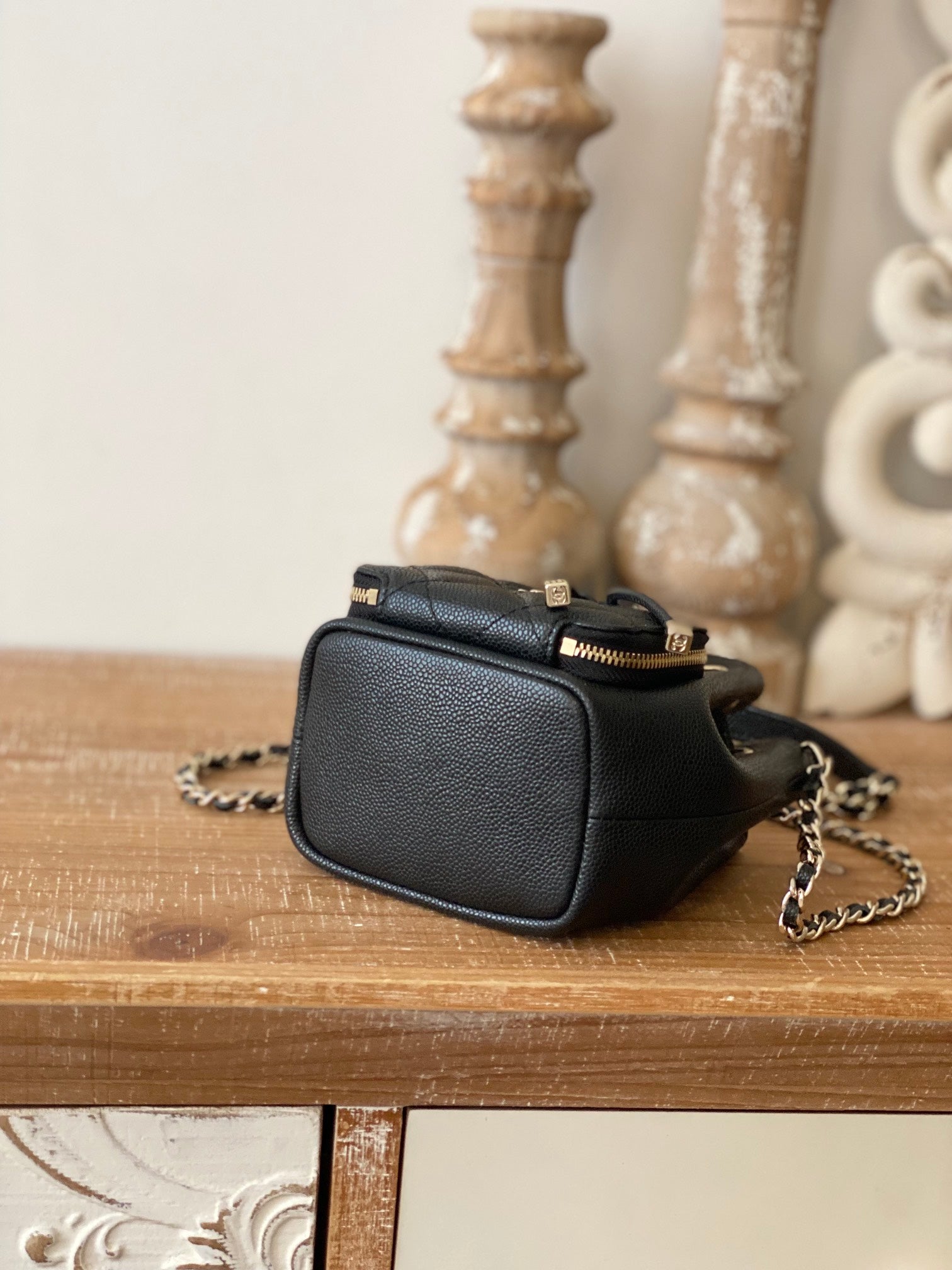 CHLMini Strap , ’s 4.9in Black Bucket Bag