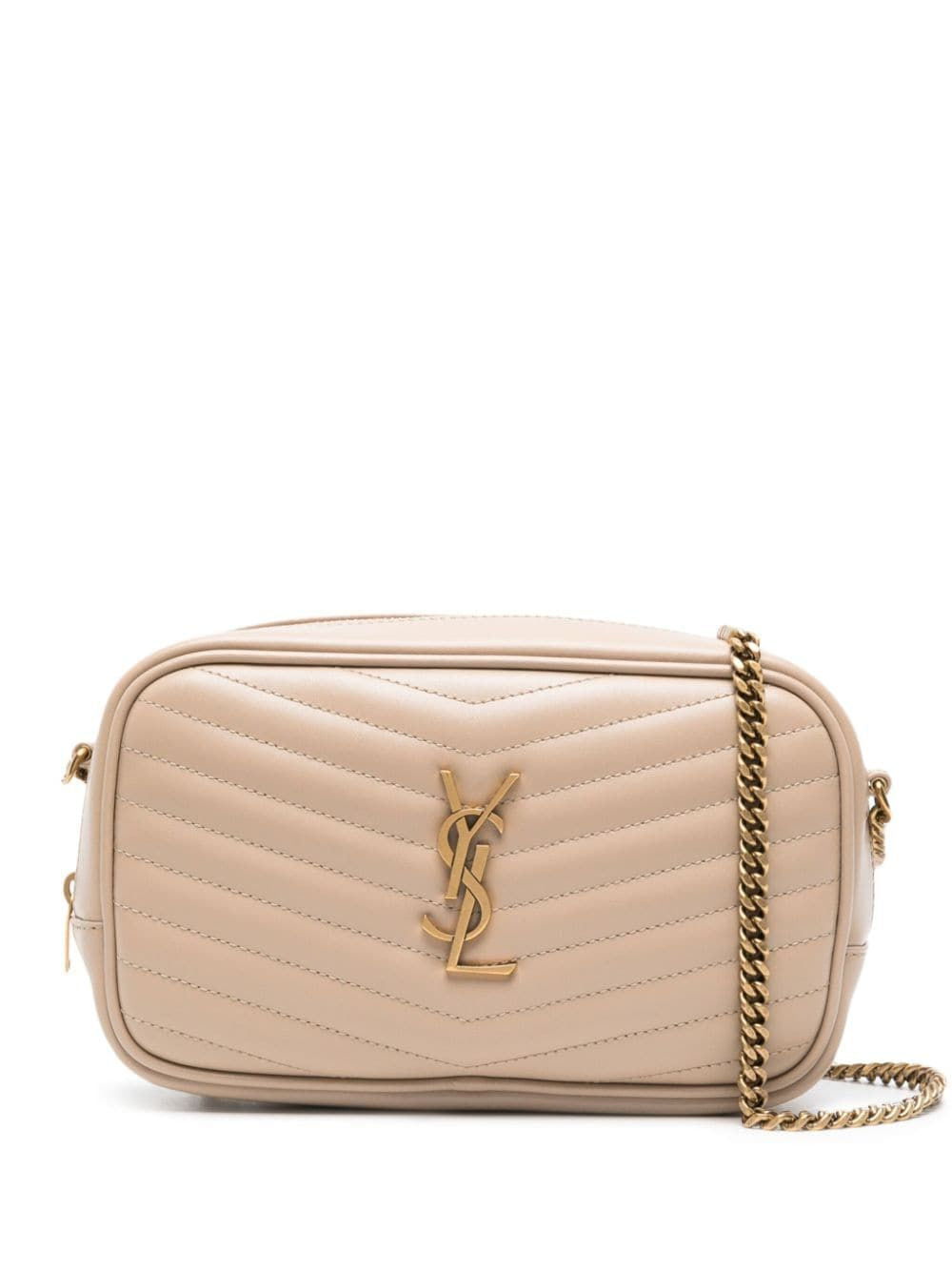 YSL Saint Laurent Saint Laurent Trending Women Lou Bag In Beige Mini Travel Bag